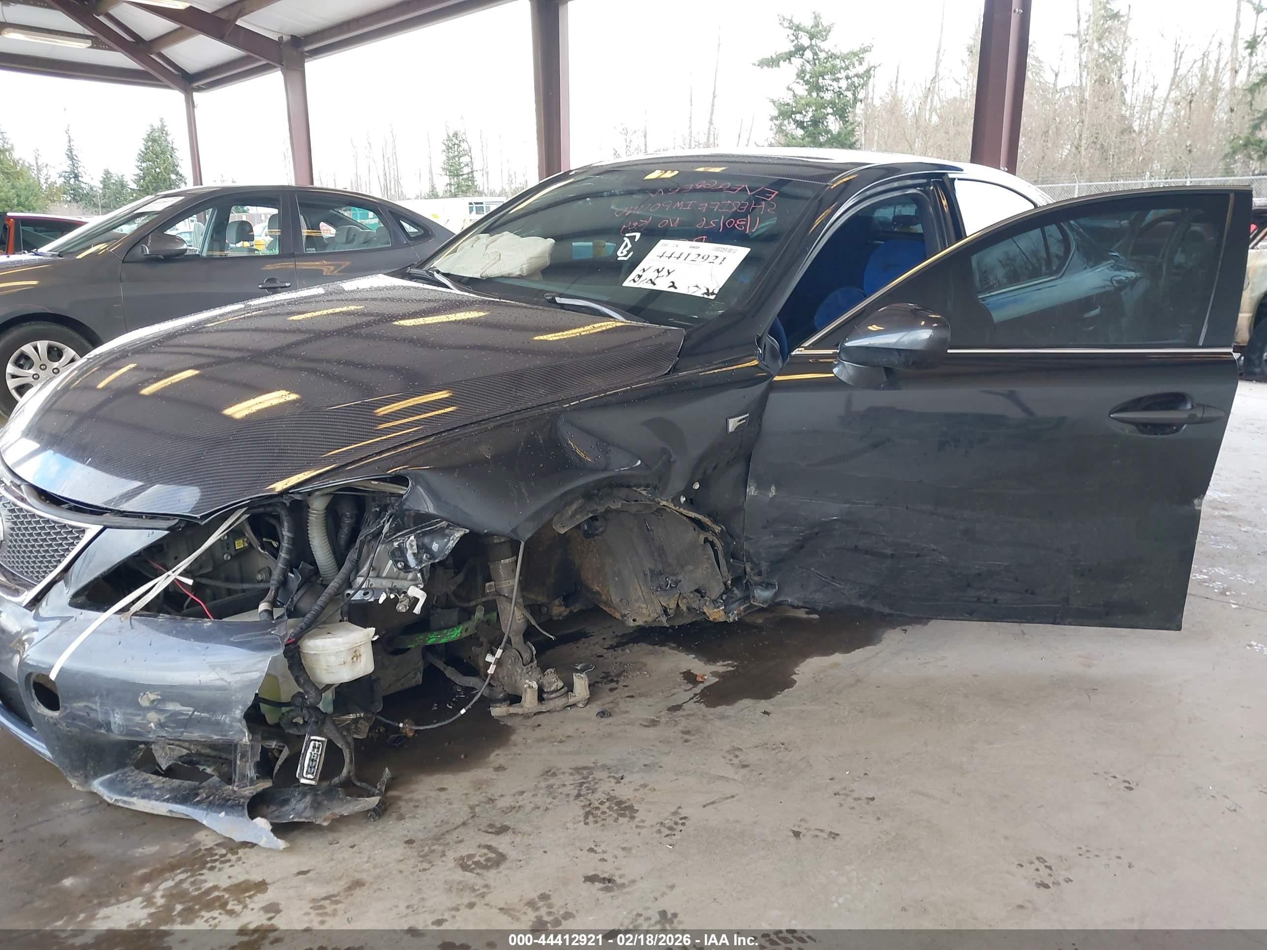 2008 Lexus Is F   Gray vin: JTHBP262385004016