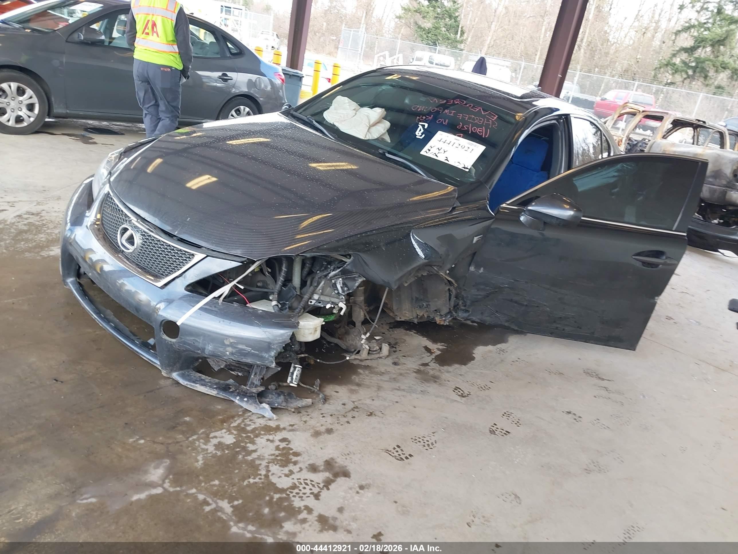 2008 Lexus Is F   Gray vin: JTHBP262385004016