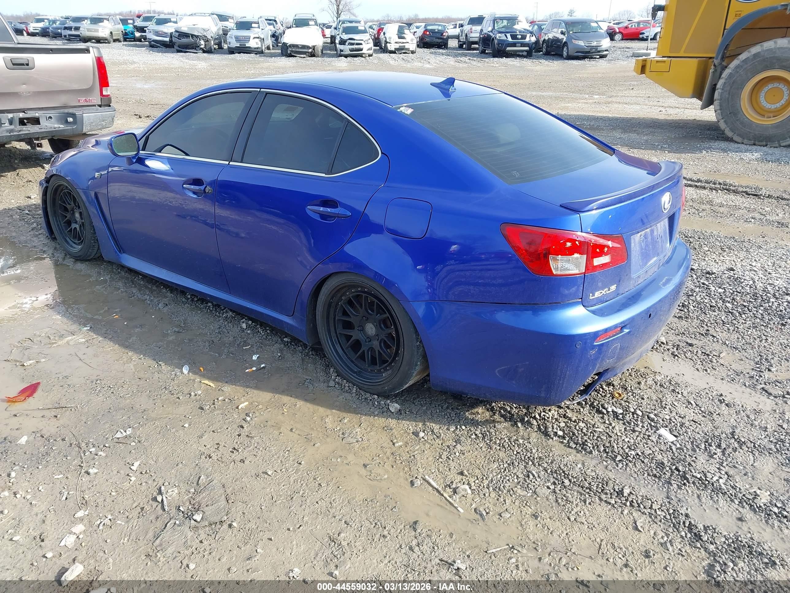 2008 Lexus Is F   Blue vin: JTHBP262485003280
