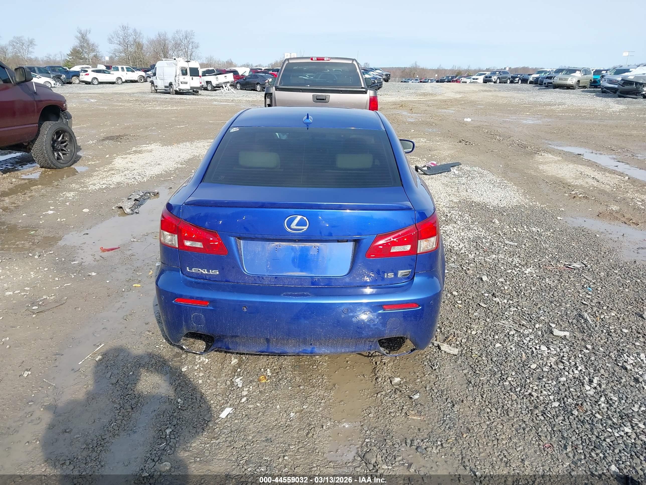2008 Lexus Is F   Blue vin: JTHBP262485003280