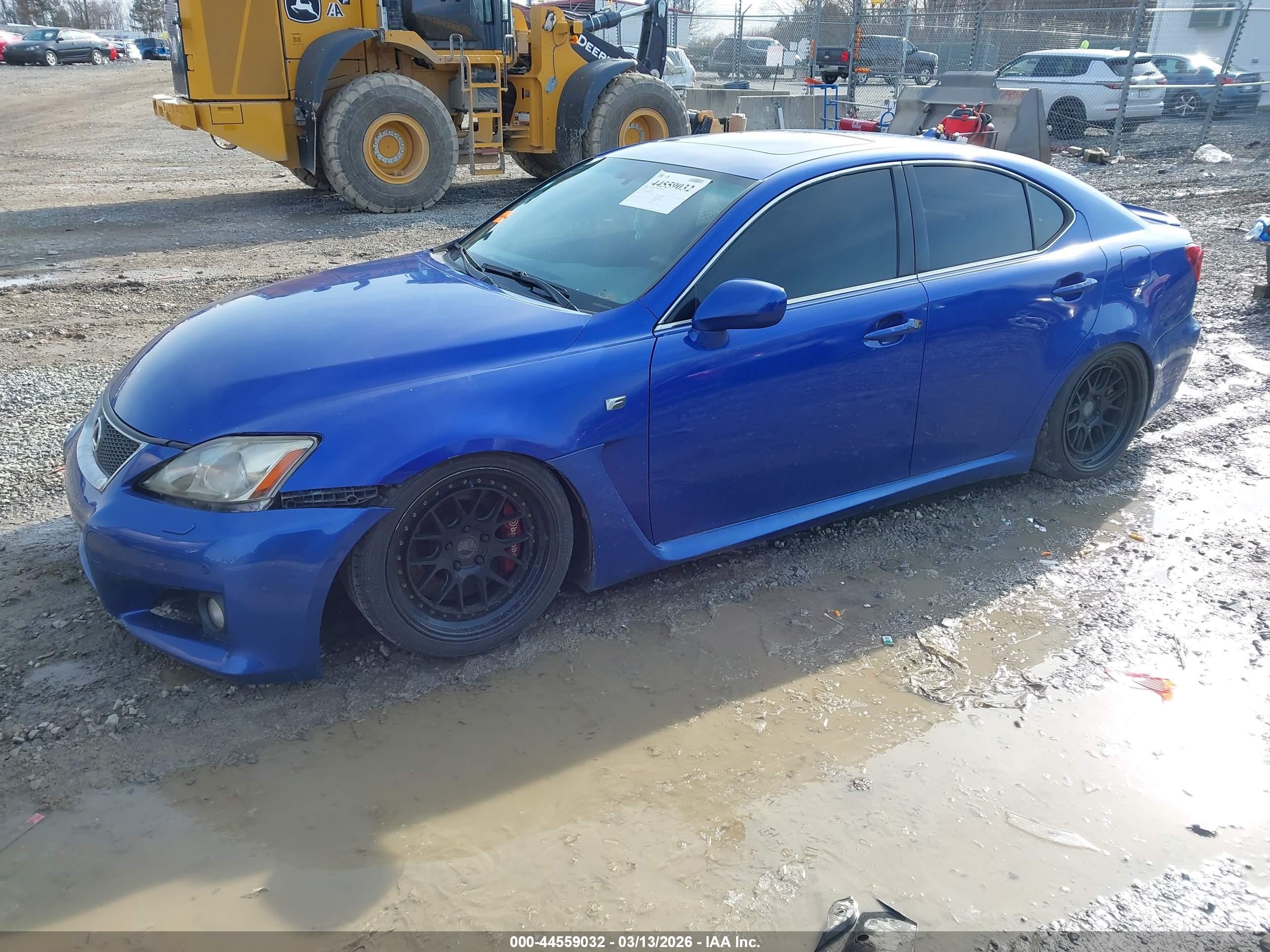 2008 Lexus Is F   Blue vin: JTHBP262485003280