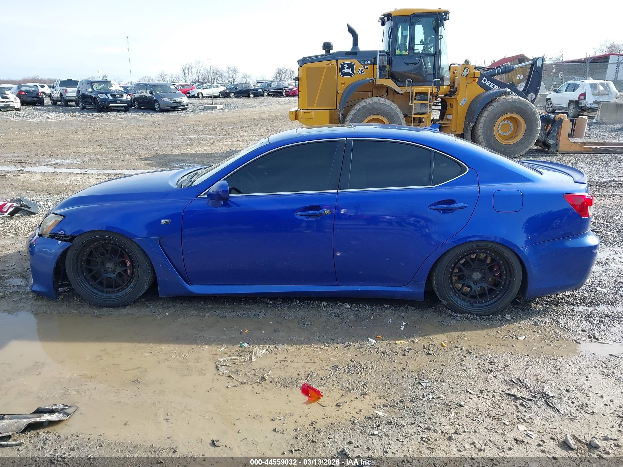 2008 Lexus Is F   Blue vin: JTHBP262485003280