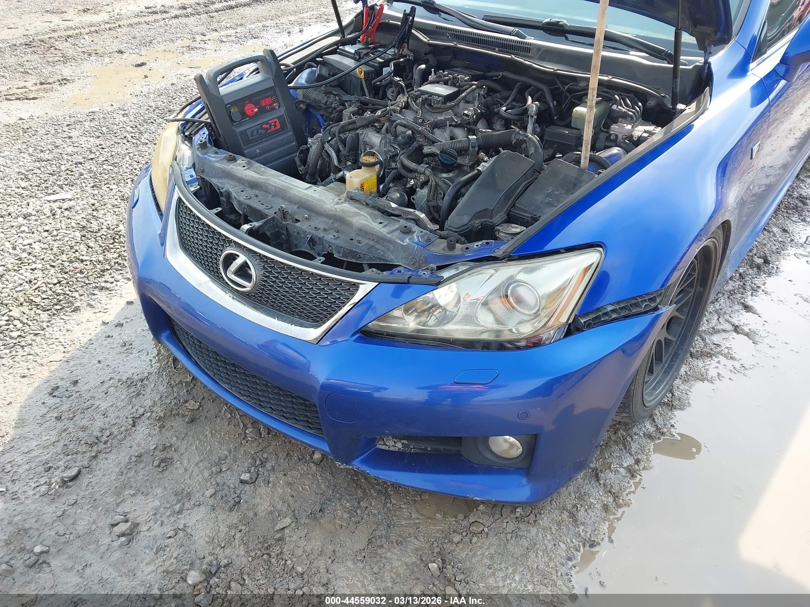 2008 Lexus Is F   Blue vin: JTHBP262485003280