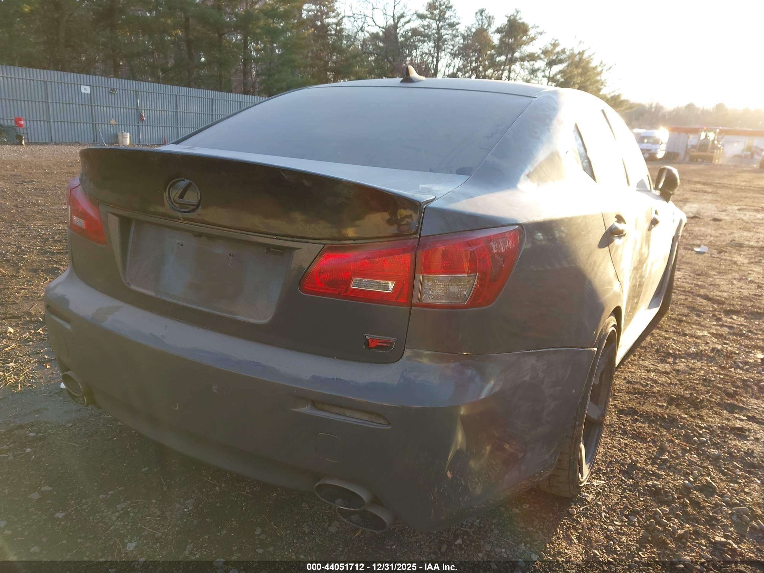 2008 Lexus Is F   Gray vin: JTHBP262585000498