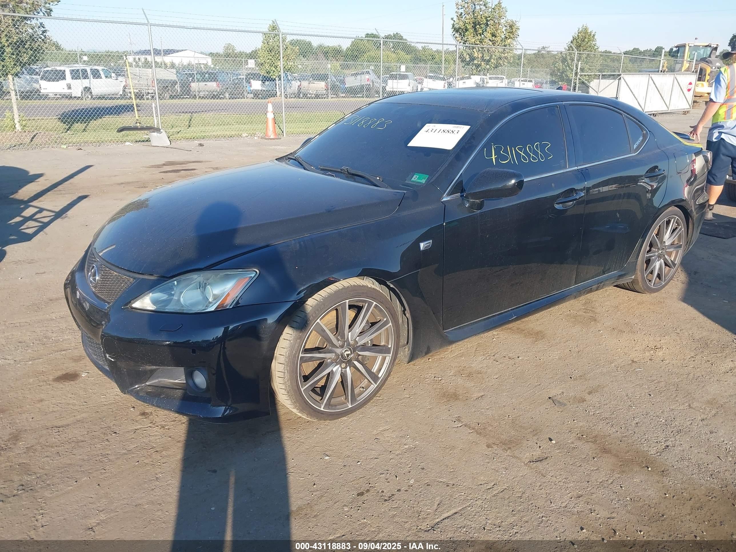2008 Lexus Is F   Black vin: JTHBP262585000629