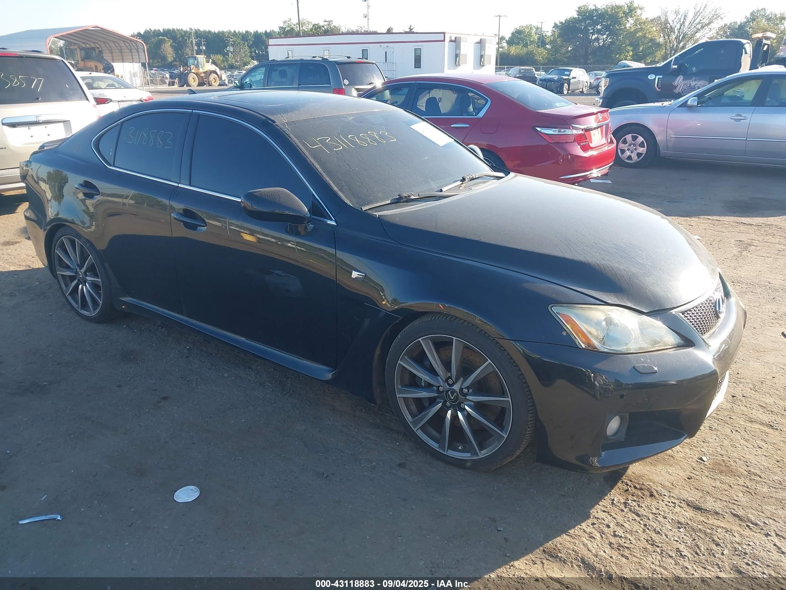 2008 Lexus Is F   Black vin: JTHBP262585000629