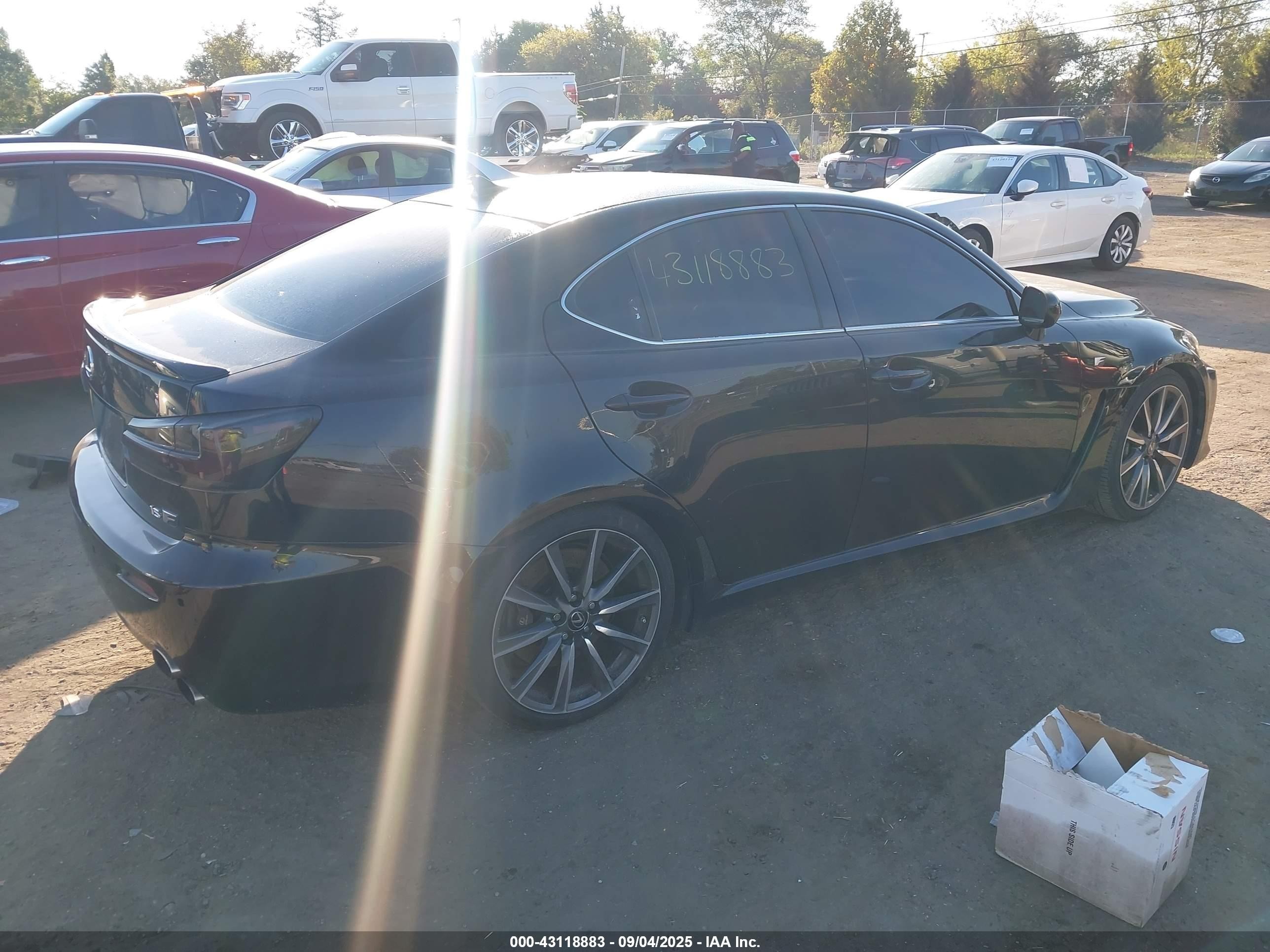 2008 Lexus Is F   Black vin: JTHBP262585000629