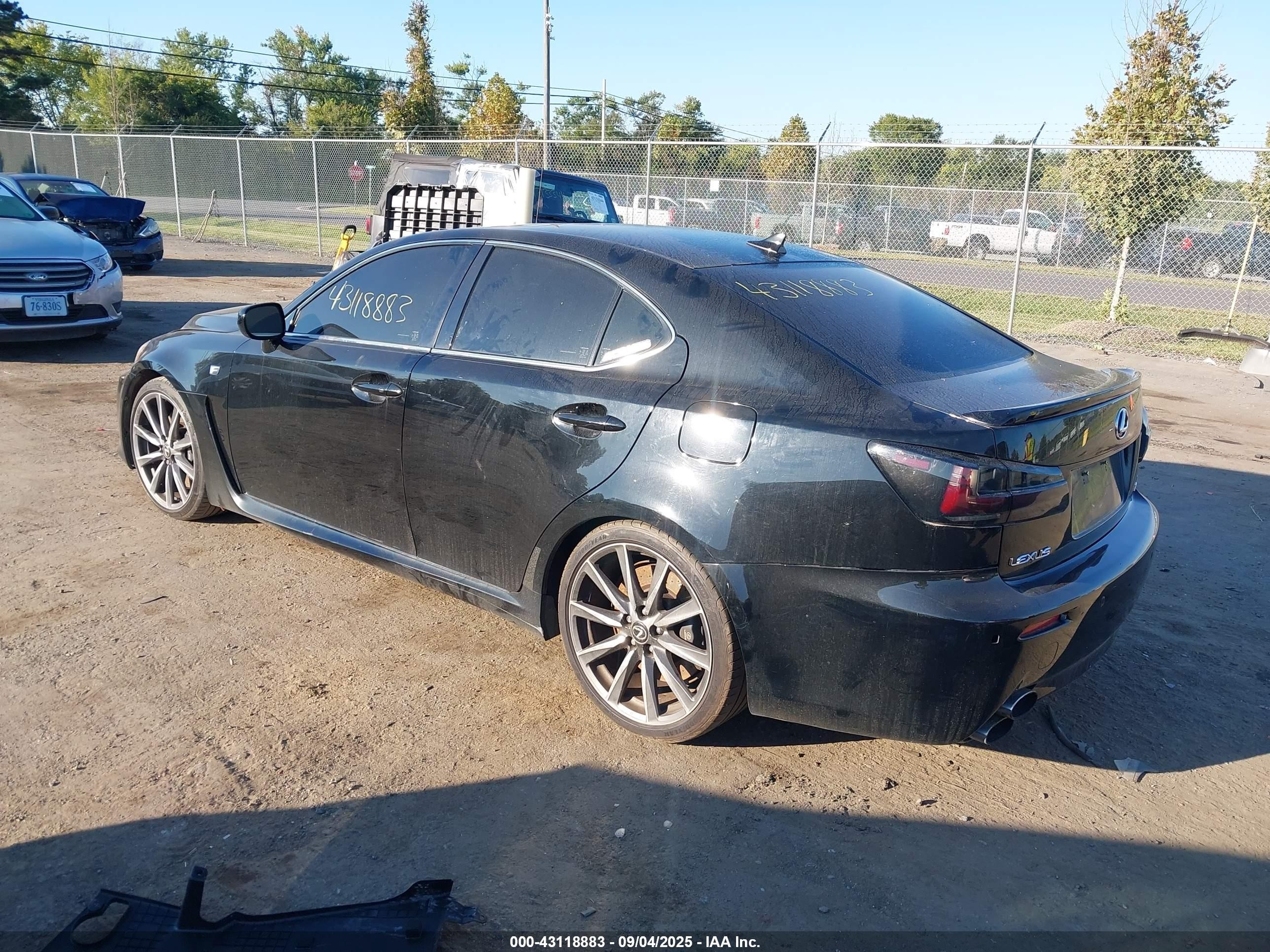 2008 Lexus Is F   Black vin: JTHBP262585000629