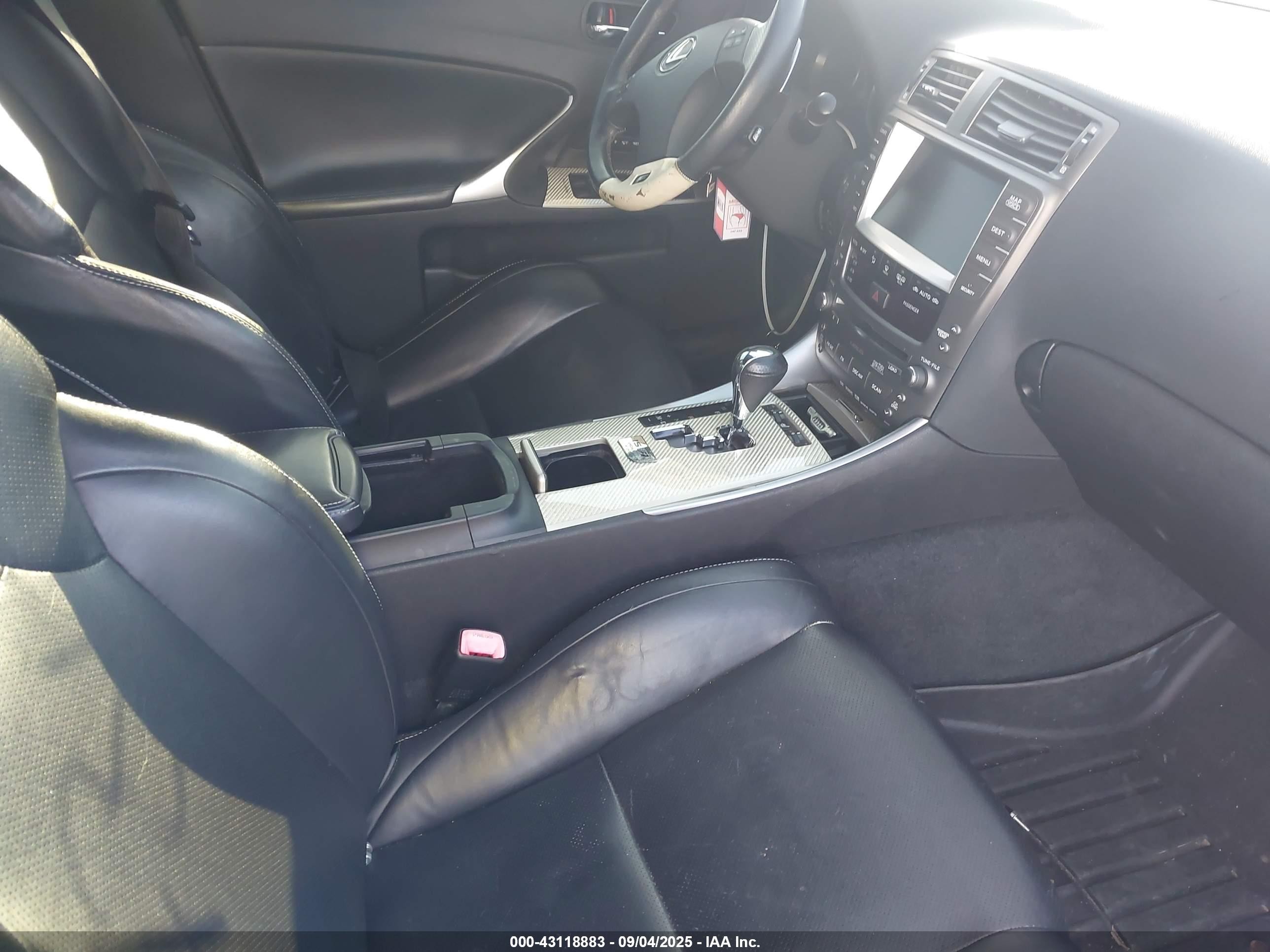 2008 Lexus Is F   Black vin: JTHBP262585000629