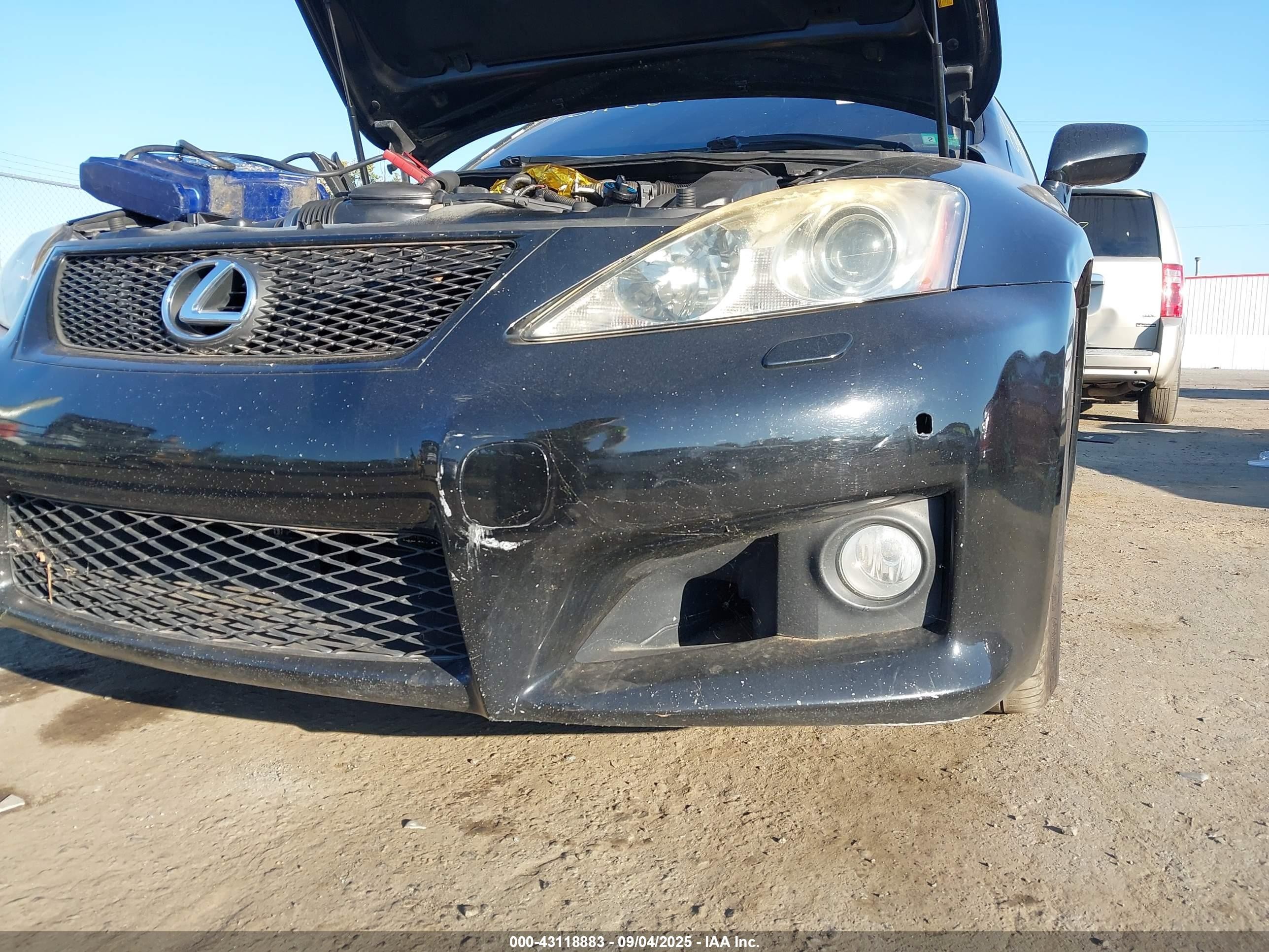 2008 Lexus Is F   Black vin: JTHBP262585000629