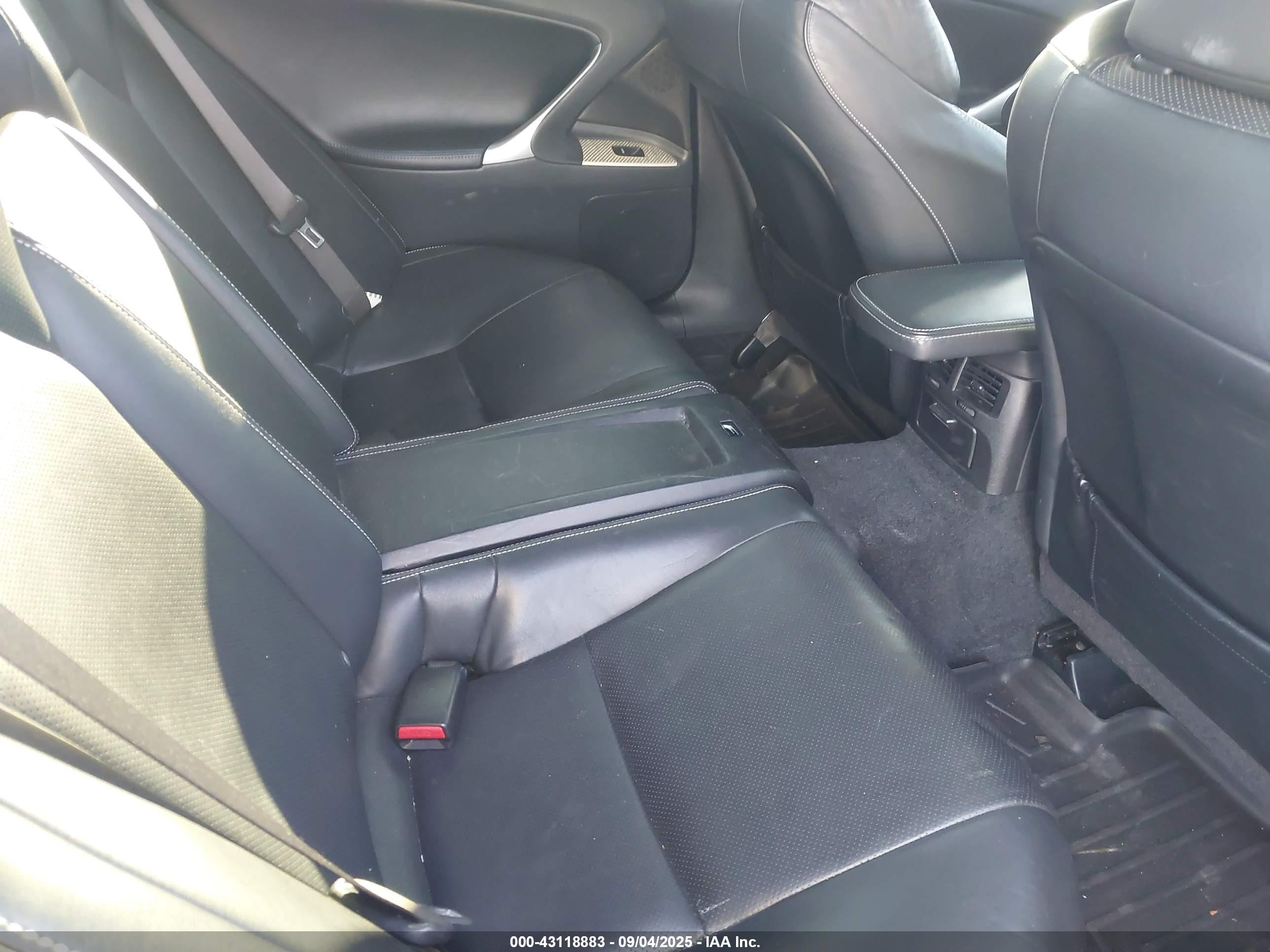 2008 Lexus Is F   Black vin: JTHBP262585000629