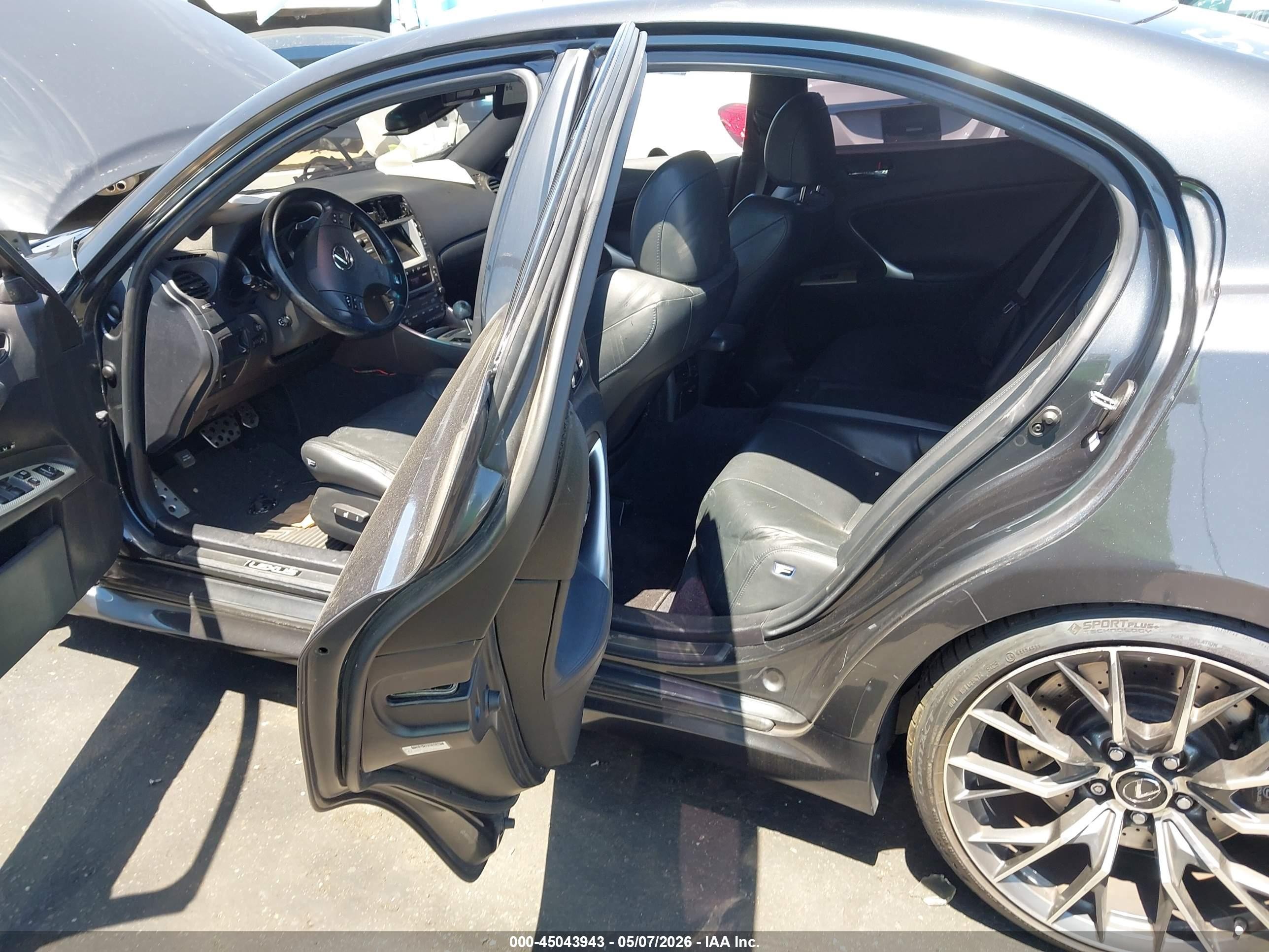 2008 Lexus Is F   Black vin: JTHBP262685000462