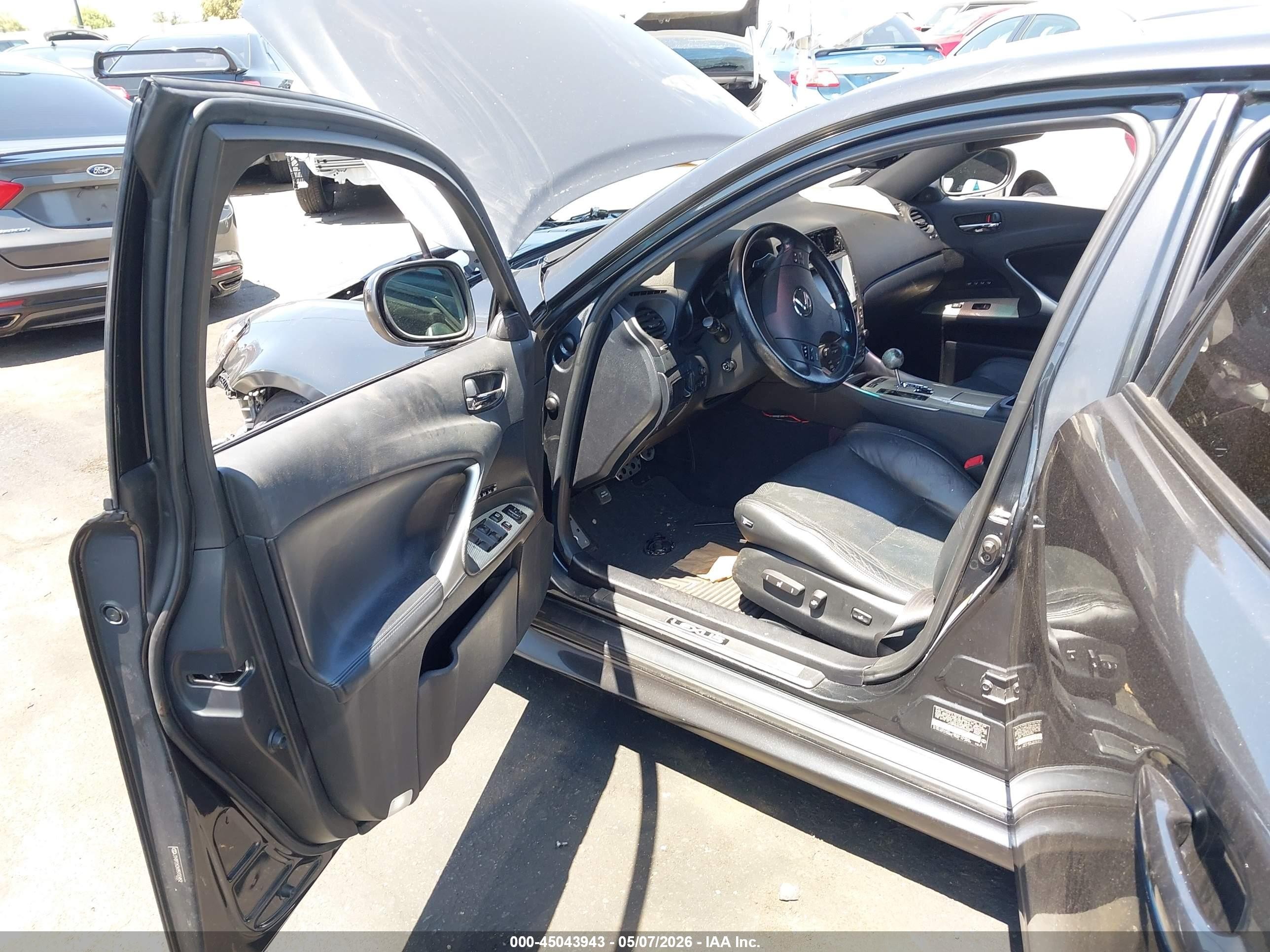 2008 Lexus Is F   Black vin: JTHBP262685000462