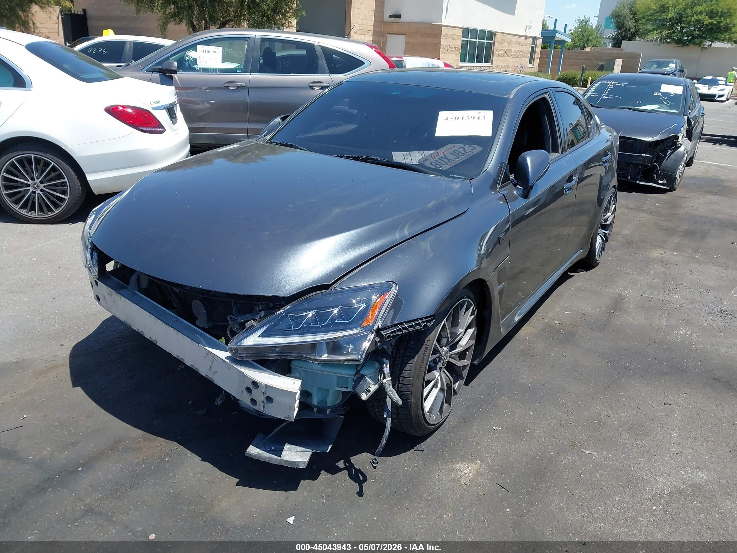 2008 Lexus Is F   Black vin: JTHBP262685000462
