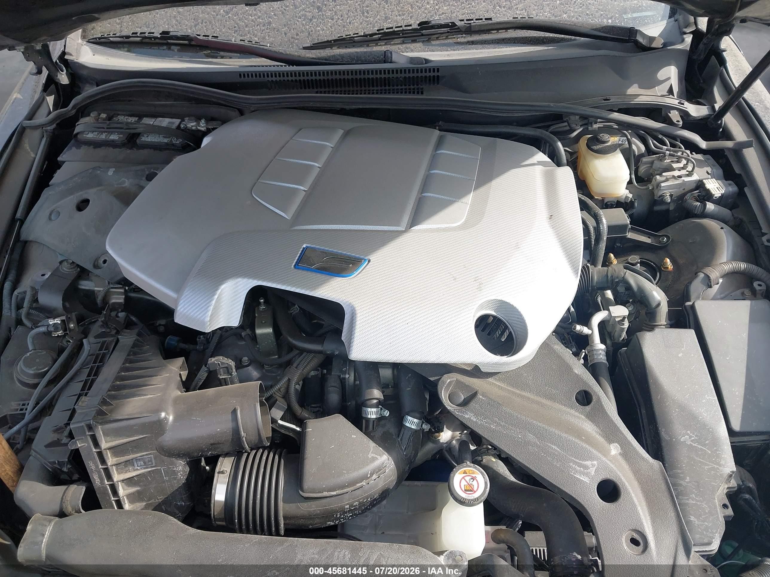 2008 Lexus Is F   Gray vin: JTHBP262685000462