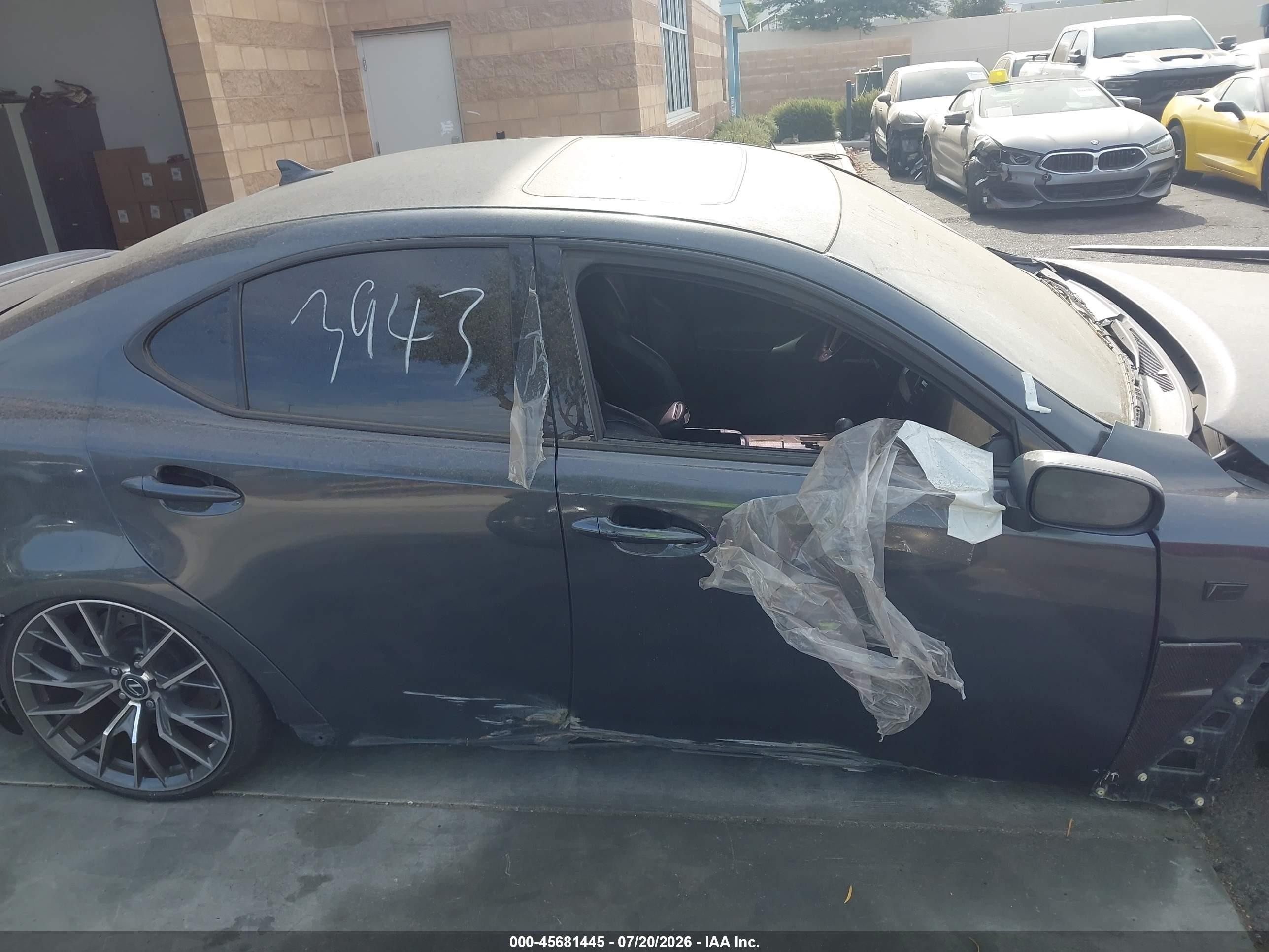 2008 Lexus Is F   Gray vin: JTHBP262685000462