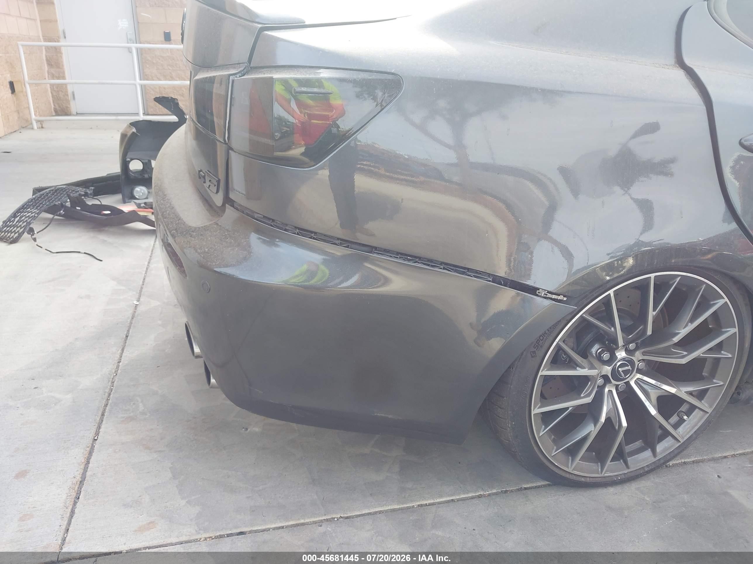 2008 Lexus Is F   Gray vin: JTHBP262685000462
