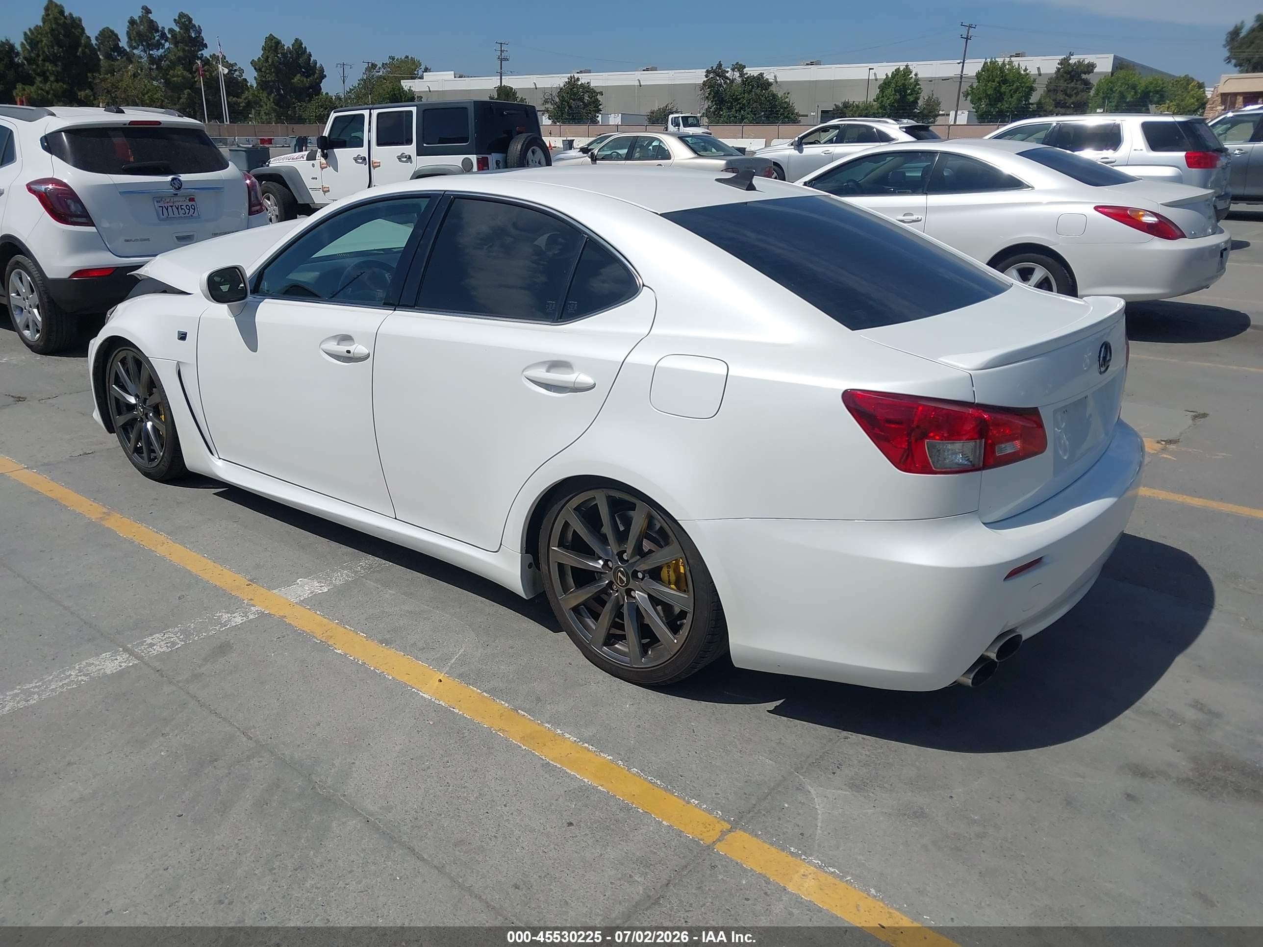 2008 Lexus Is F   Белый vin: JTHBP262685002602