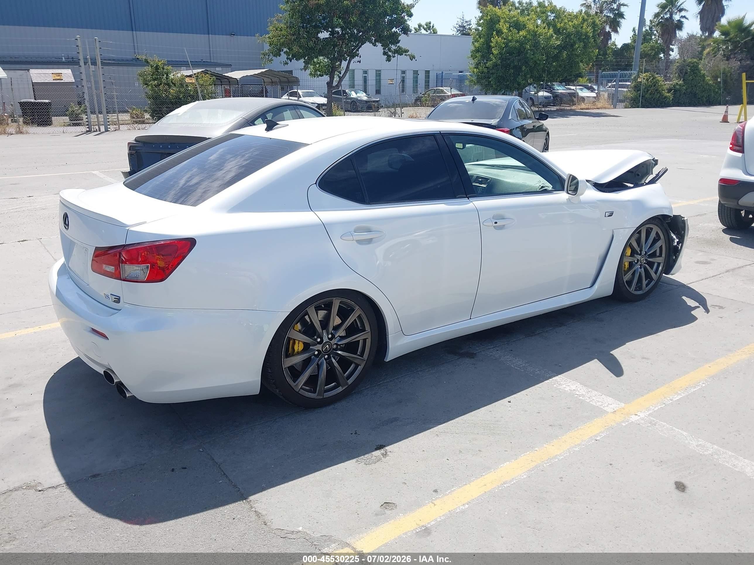 2008 Lexus Is F   Белый vin: JTHBP262685002602