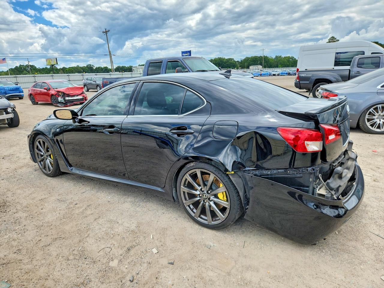 2008 Lexus Is F Base Черный vin: JTHBP262785001233