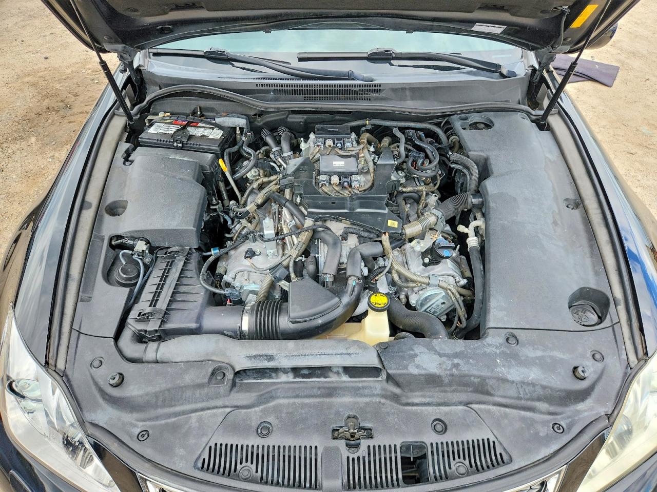 2008 Lexus Is F Base Черный vin: JTHBP262785001233