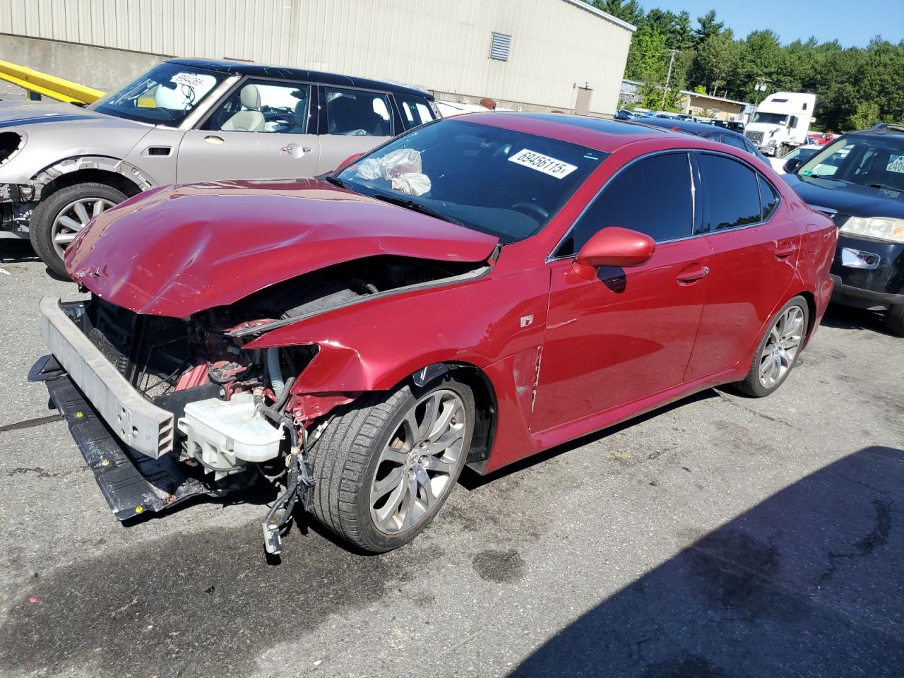 2008 Lexus Is-f Red vin: JTHBP262785002379