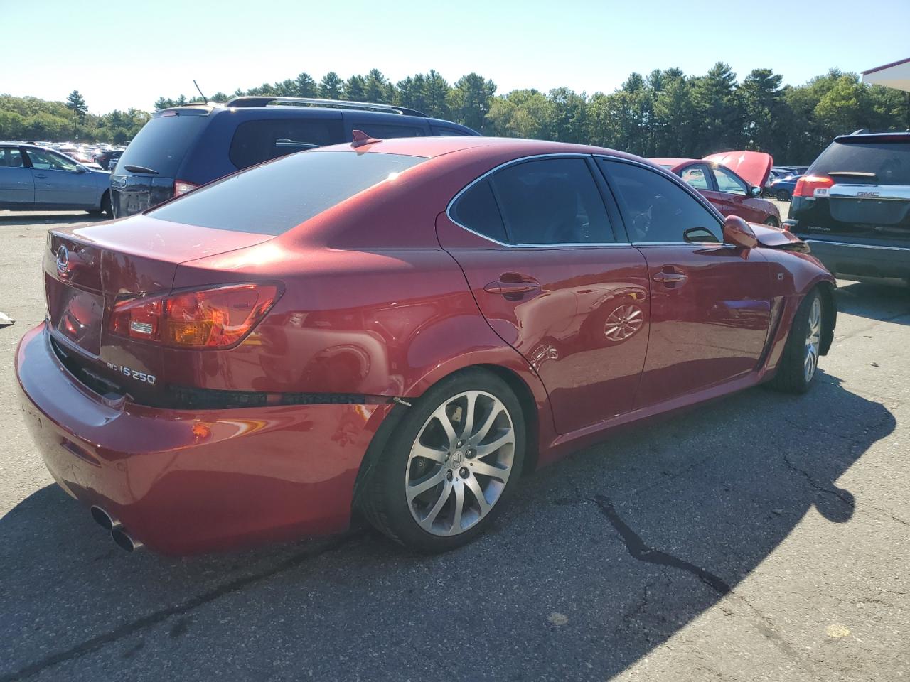 2008 Lexus Is-f Red vin: JTHBP262785002379
