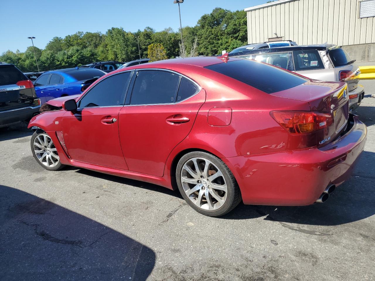 2008 Lexus Is-f Red vin: JTHBP262785002379