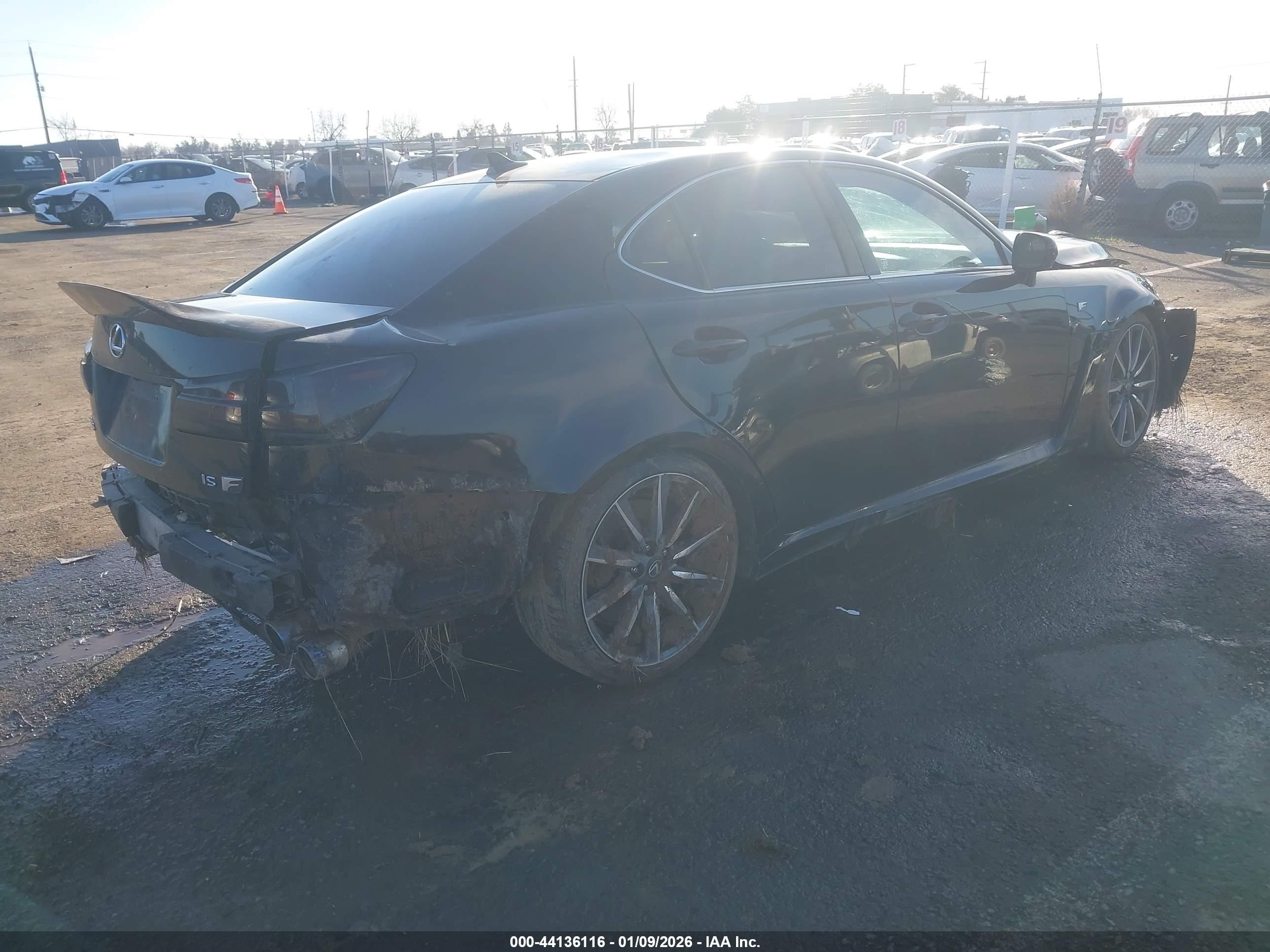 2008 Lexus Is F   Black vin: JTHBP262885001435