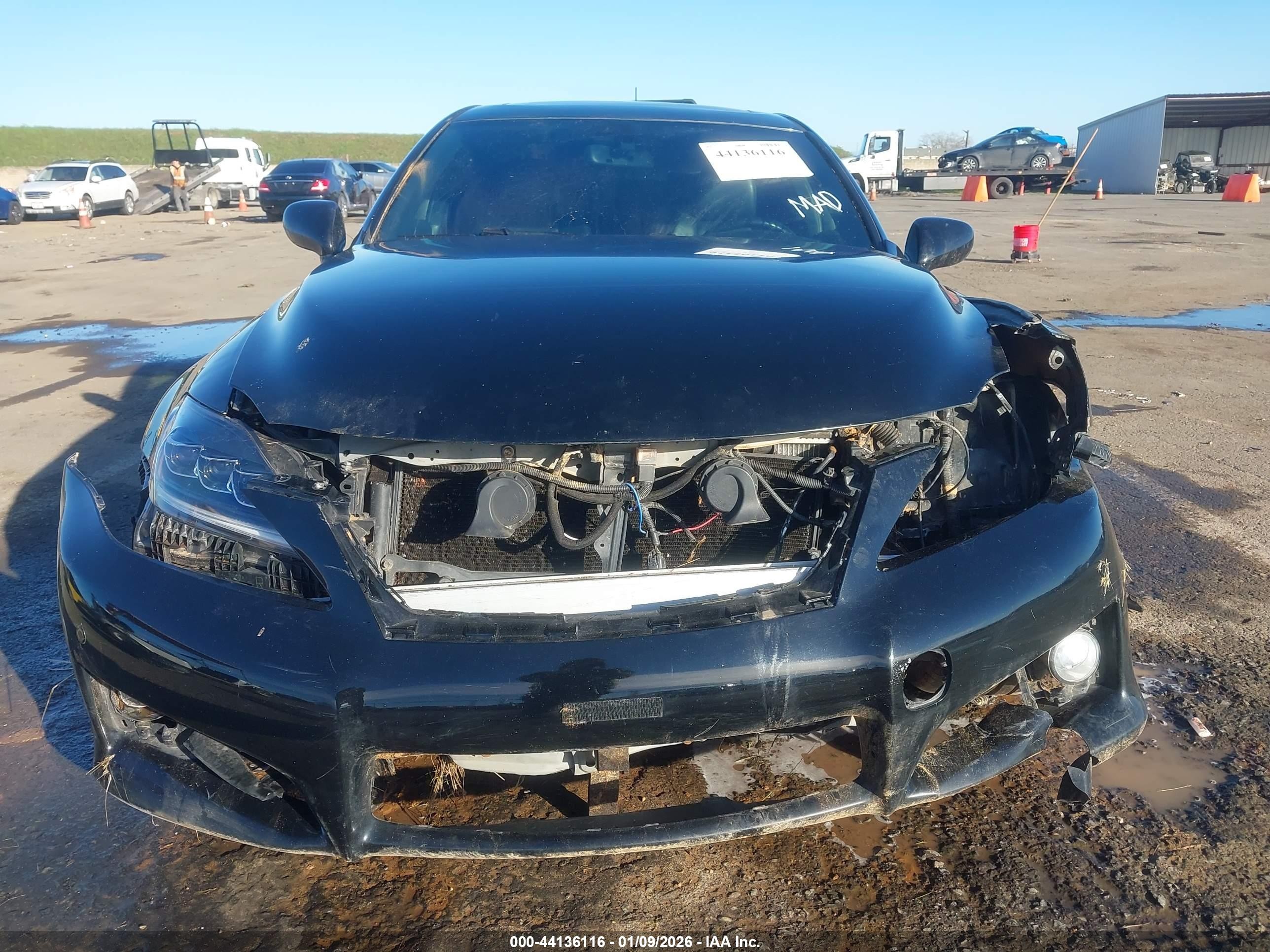 2008 Lexus Is F   Black vin: JTHBP262885001435