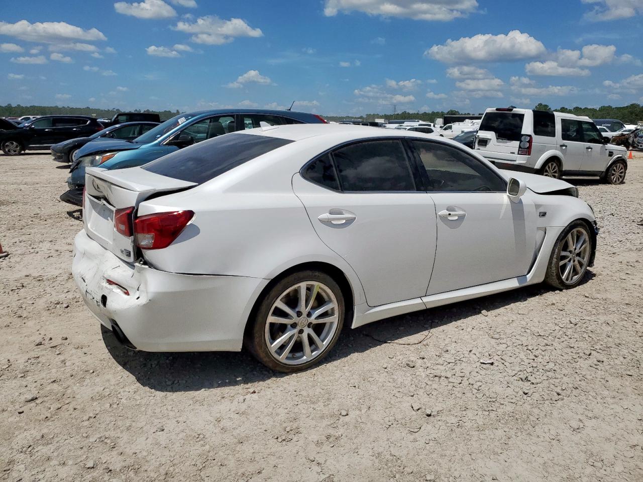2008 Lexus Is-f    White vin: JTHBP262885003654
