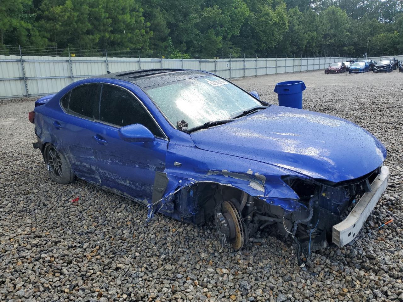 2008 Lexus Is-f Blue vin: JTHBP262885003864