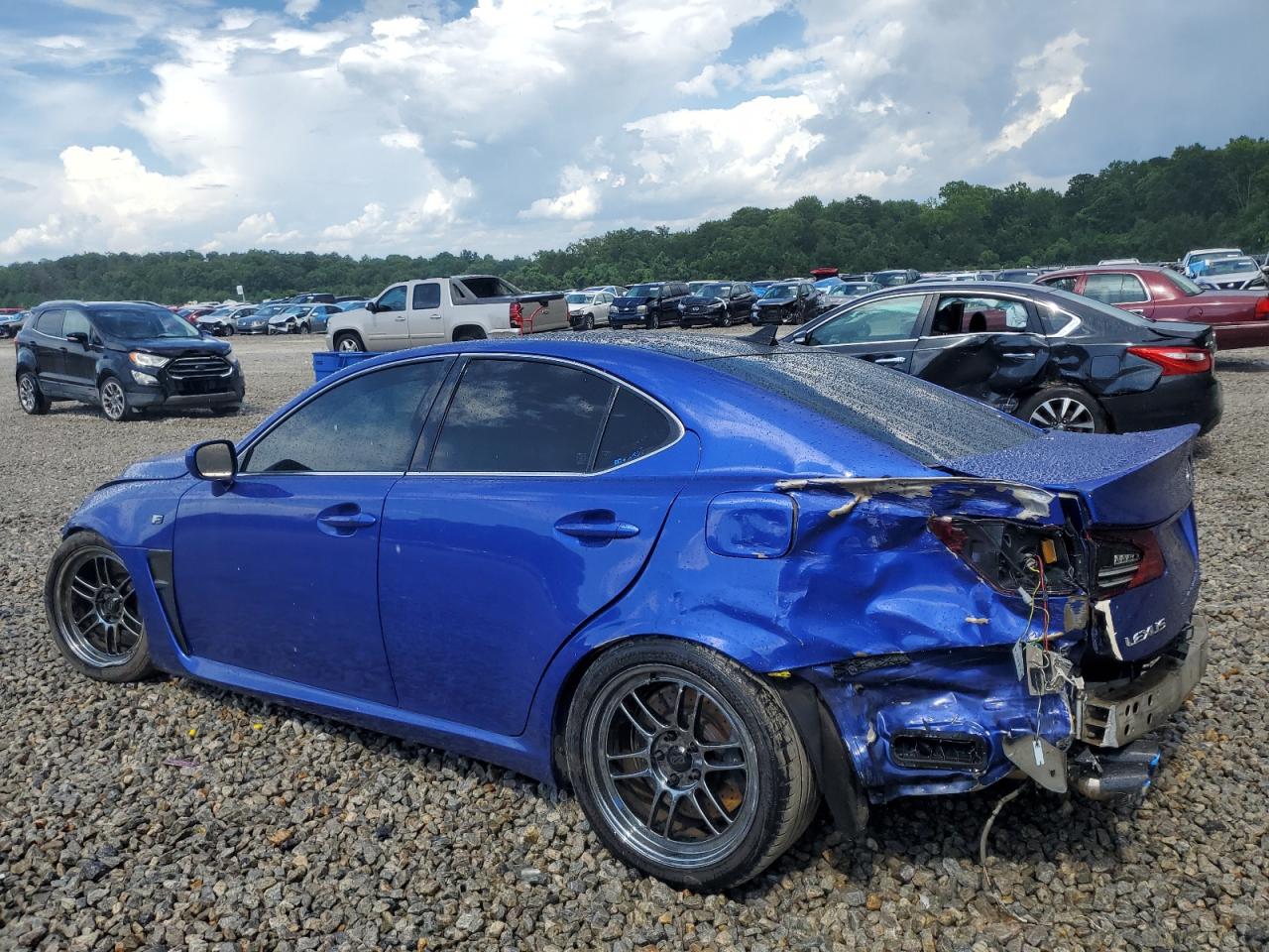2008 Lexus Is-f Blue vin: JTHBP262885003864