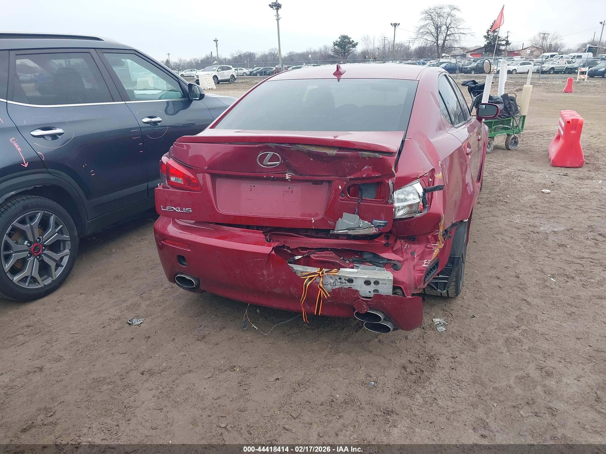 2008 Lexus Is F   Red vin: JTHBP262X85003350