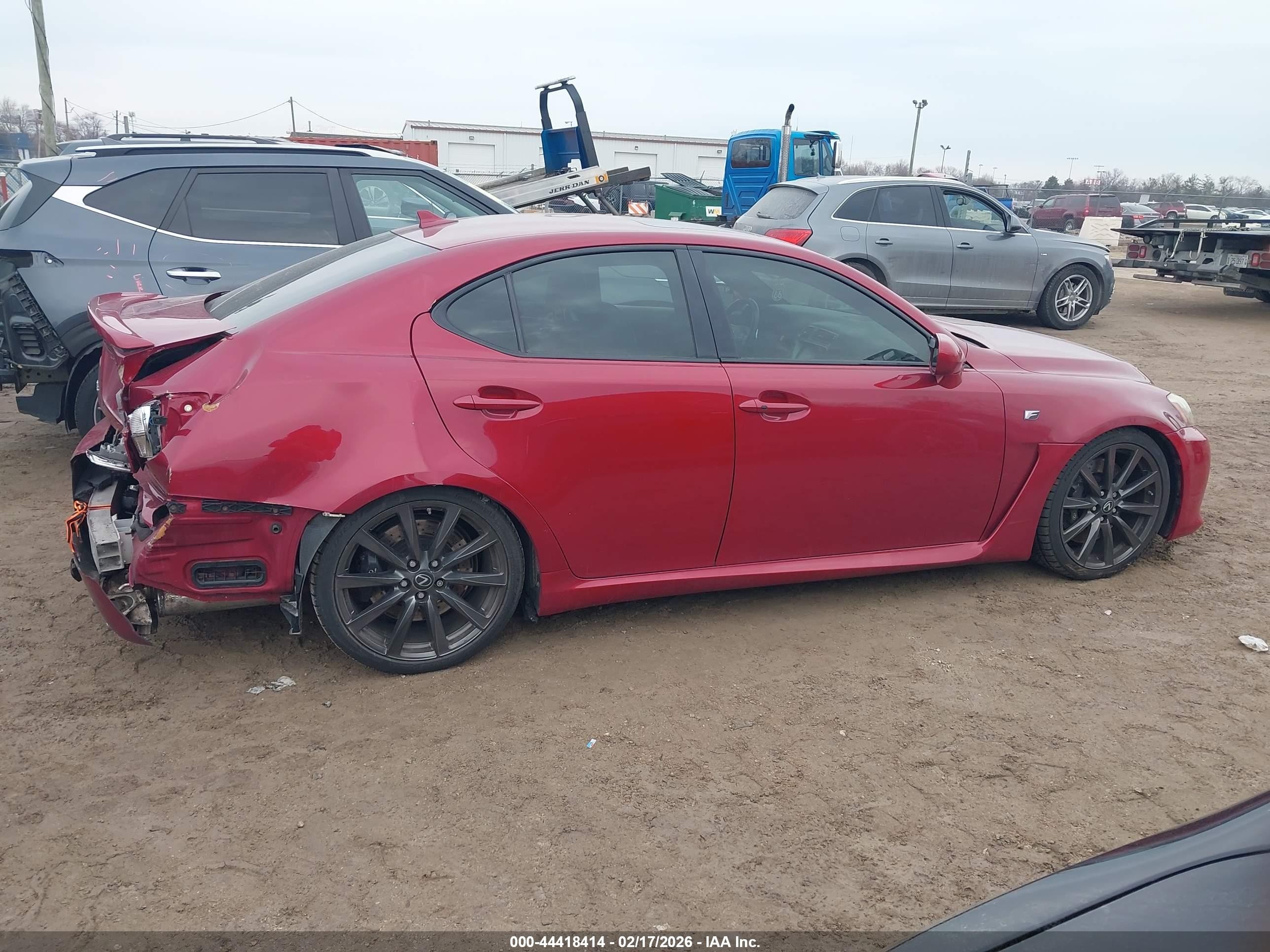 2008 Lexus Is F   Red vin: JTHBP262X85003350