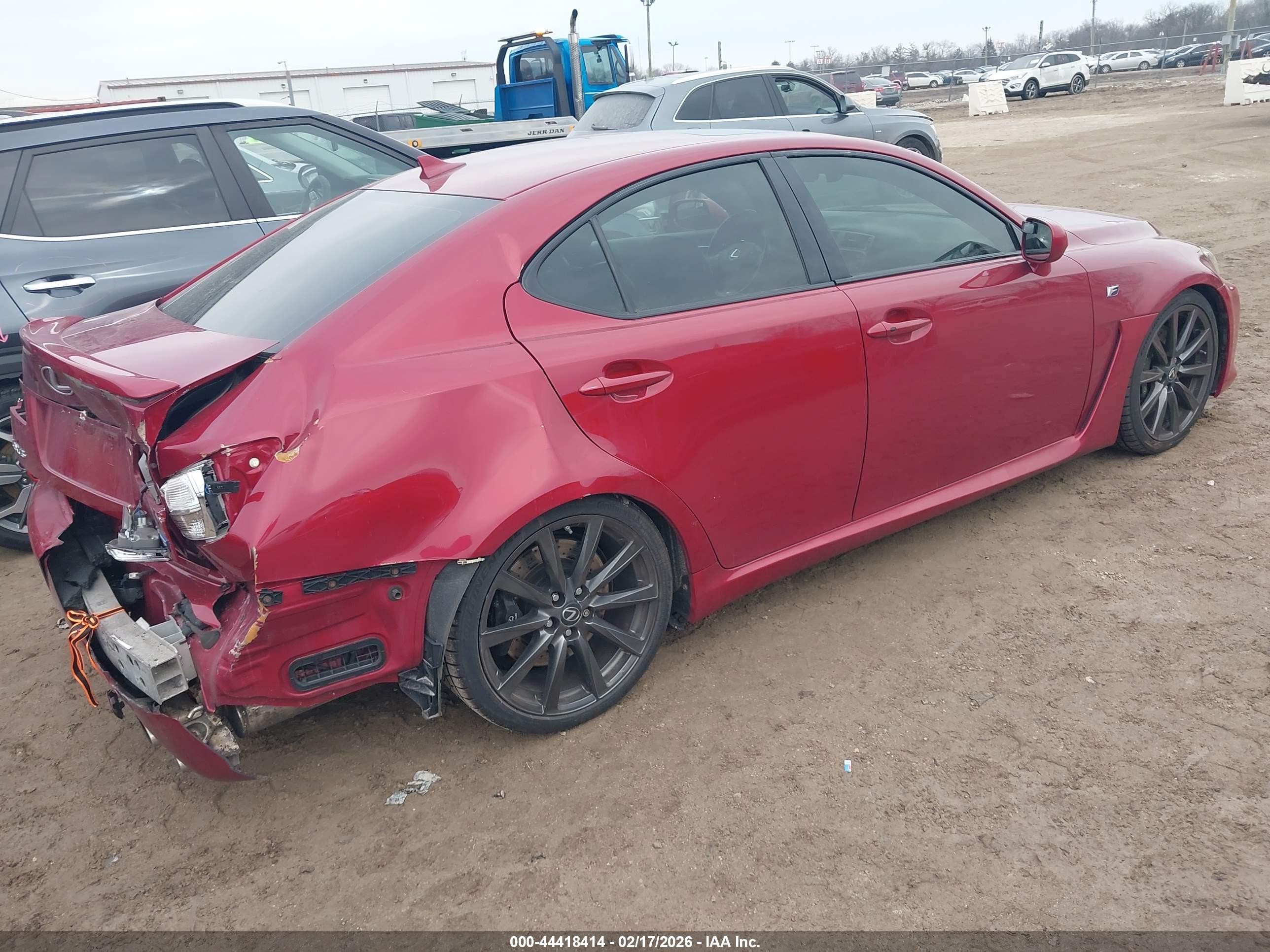 2008 Lexus Is F   Red vin: JTHBP262X85003350