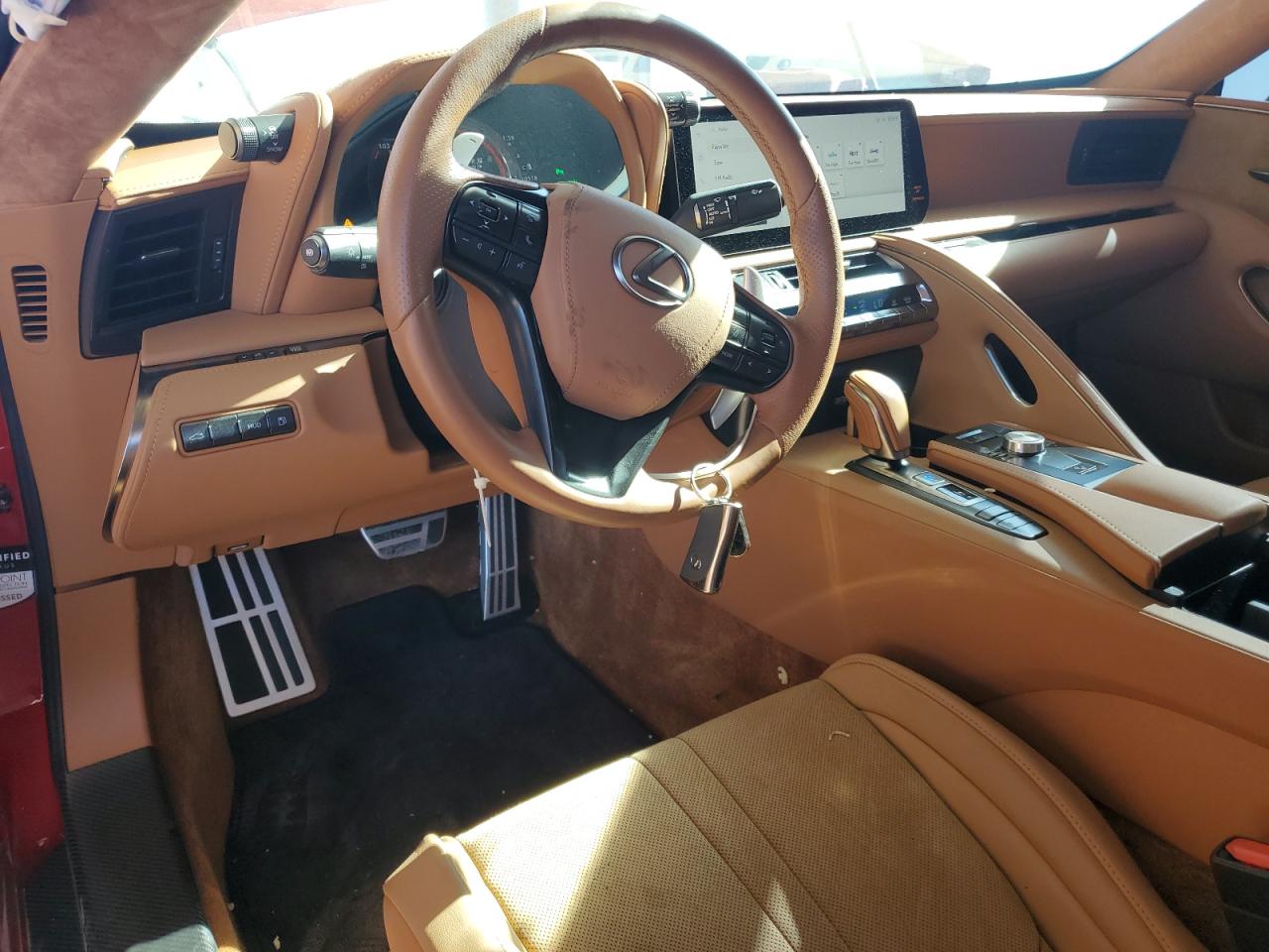 2024 Lexus Lc 500 Красный vin: JTHBP5AY0RA107934
