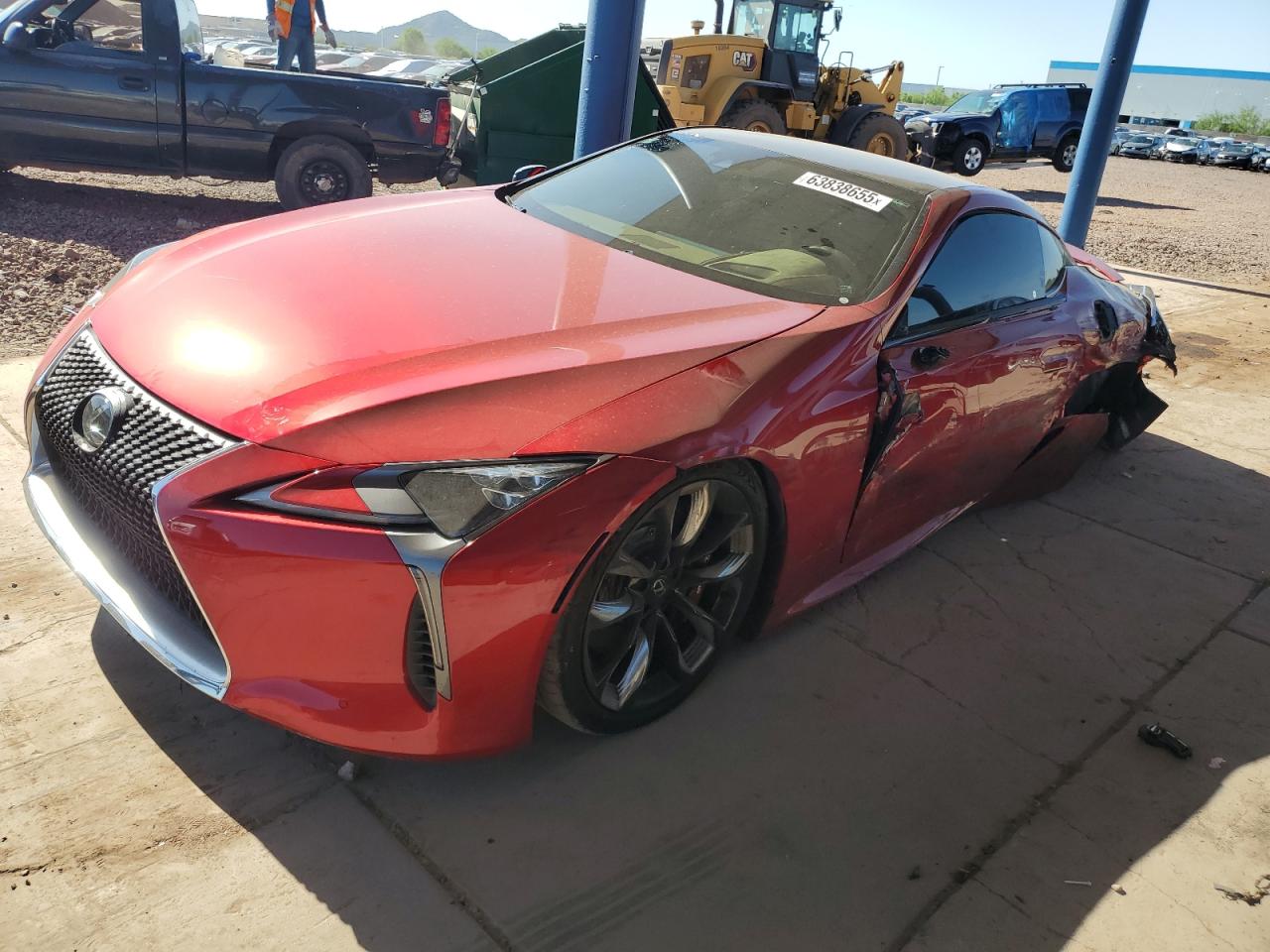 2024 Lexus Lc 500 Красный vin: JTHBP5AY0RA107934