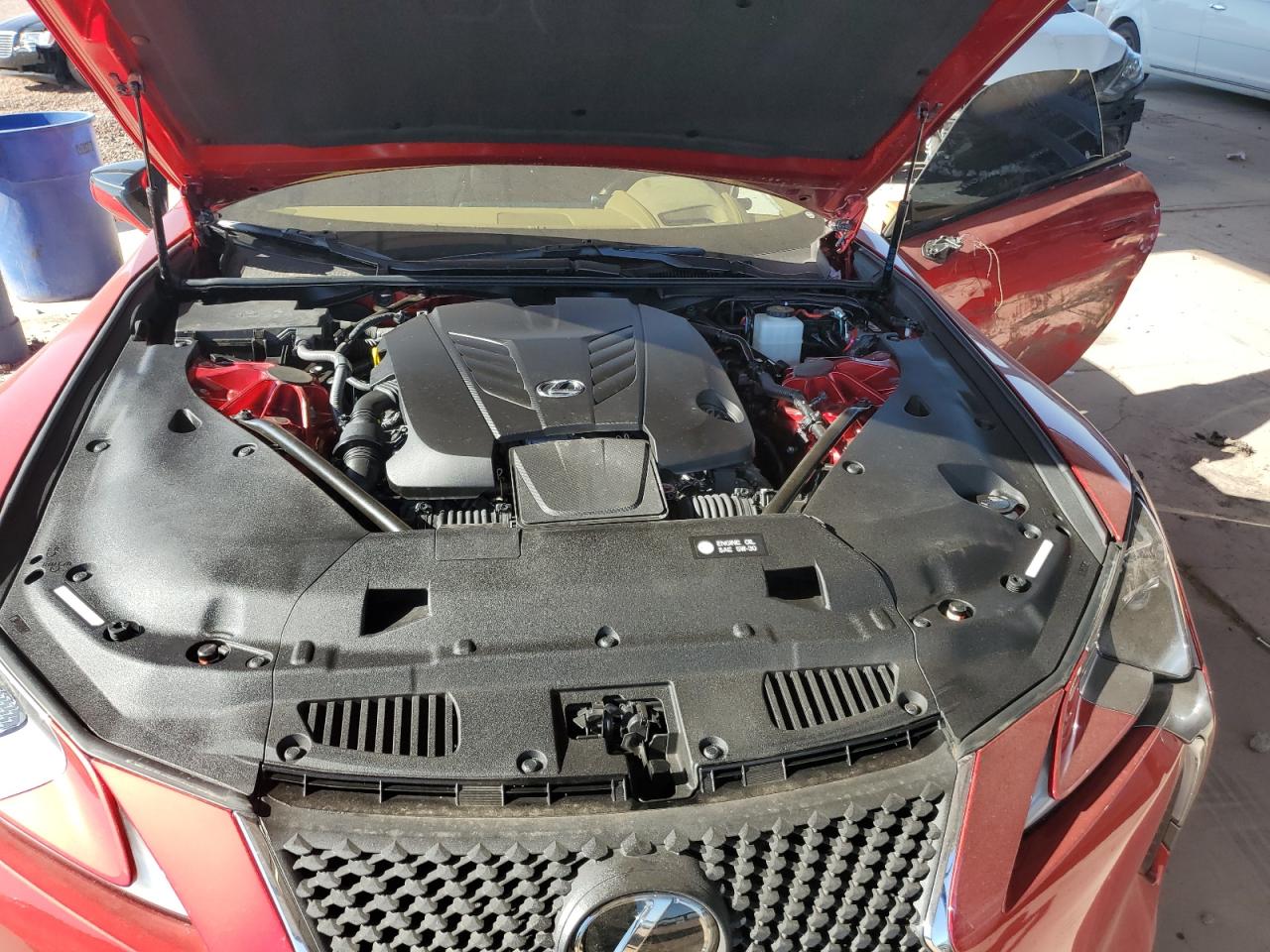 2024 Lexus Lc 500 Красный vin: JTHBP5AY0RA107934