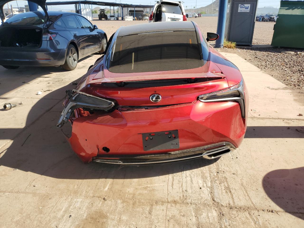 2024 Lexus Lc 500 Красный vin: JTHBP5AY0RA107934