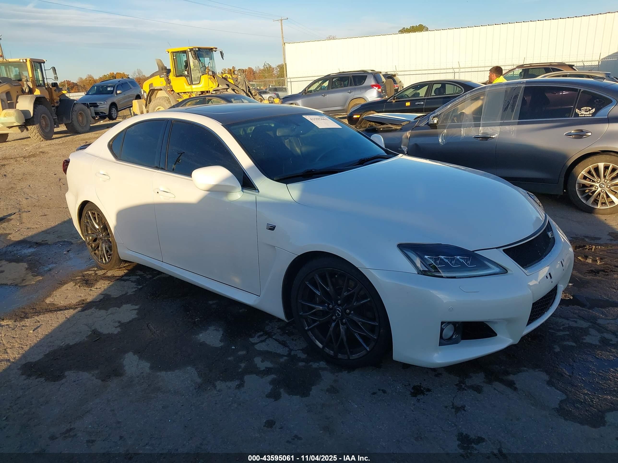 2011 Lexus Is F   White vin: JTHBP5C21B5008756