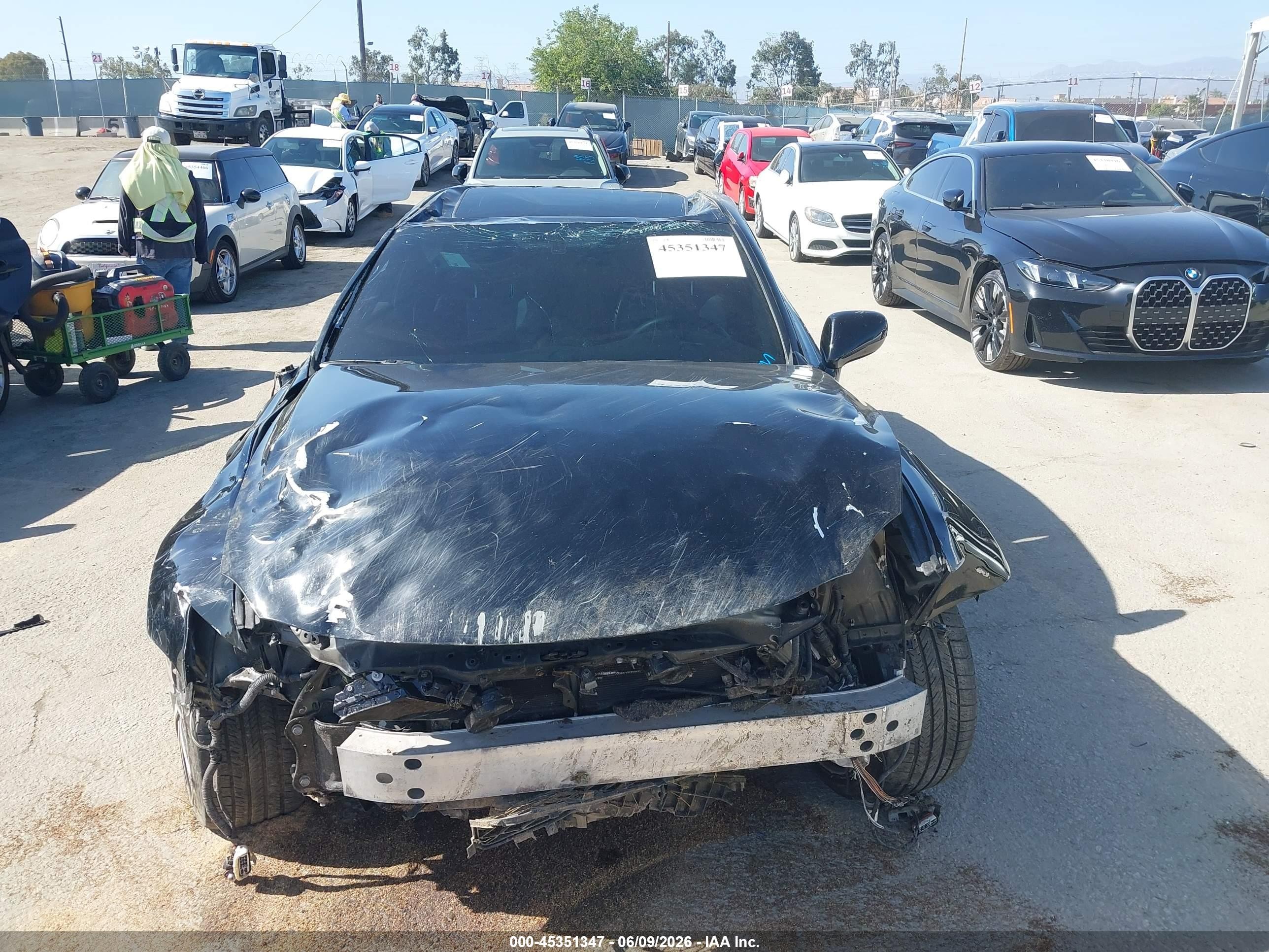 2011 Lexus Is F Black vin: JTHBP5C22B5008832