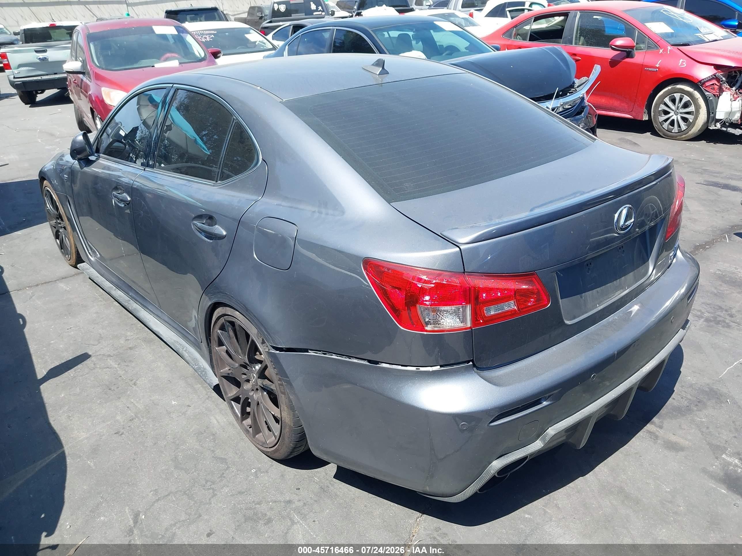 2012 Lexus Is F   Gray vin: JTHBP5C22C5010761