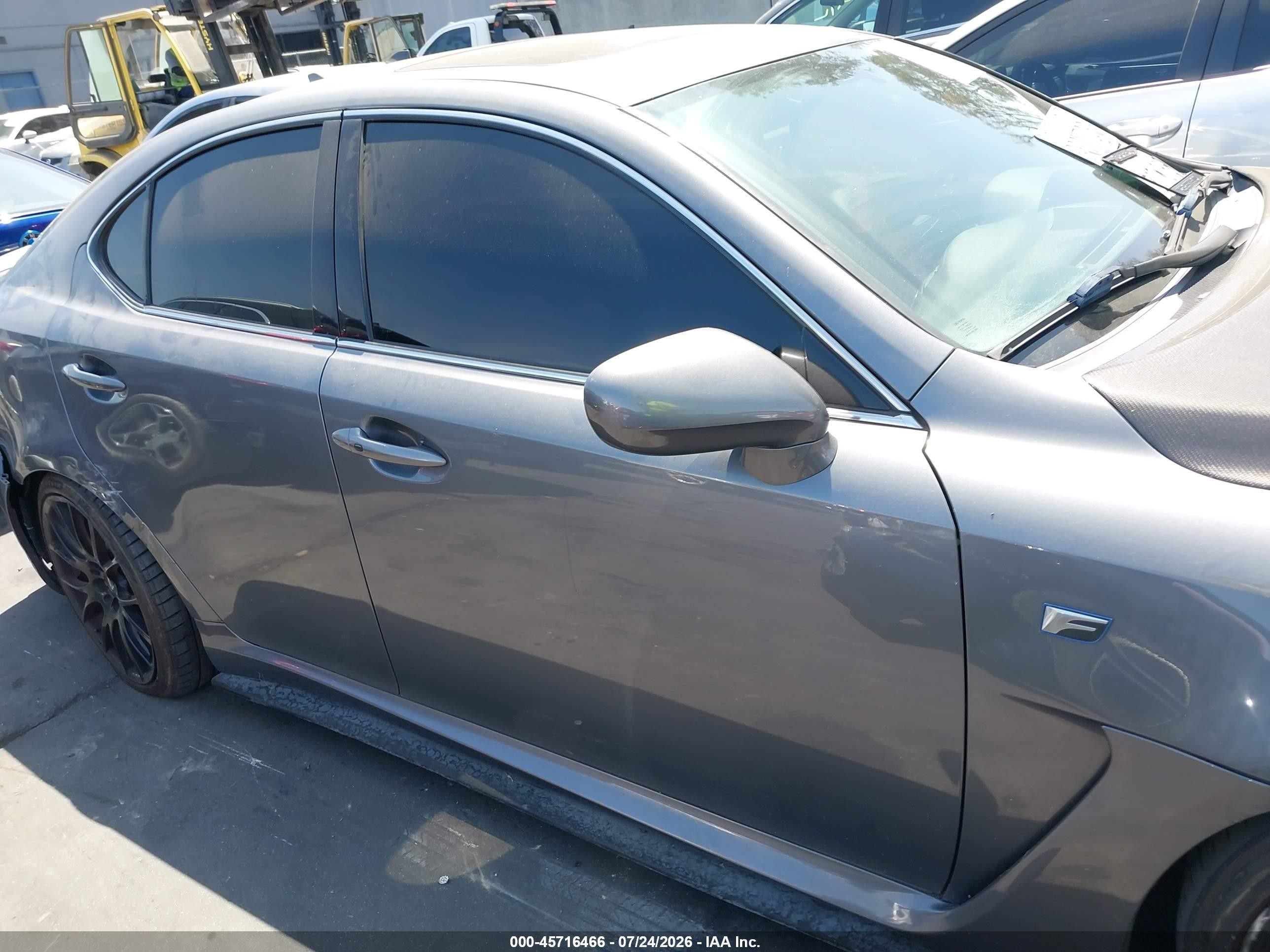 2012 Lexus Is F   Gray vin: JTHBP5C22C5010761