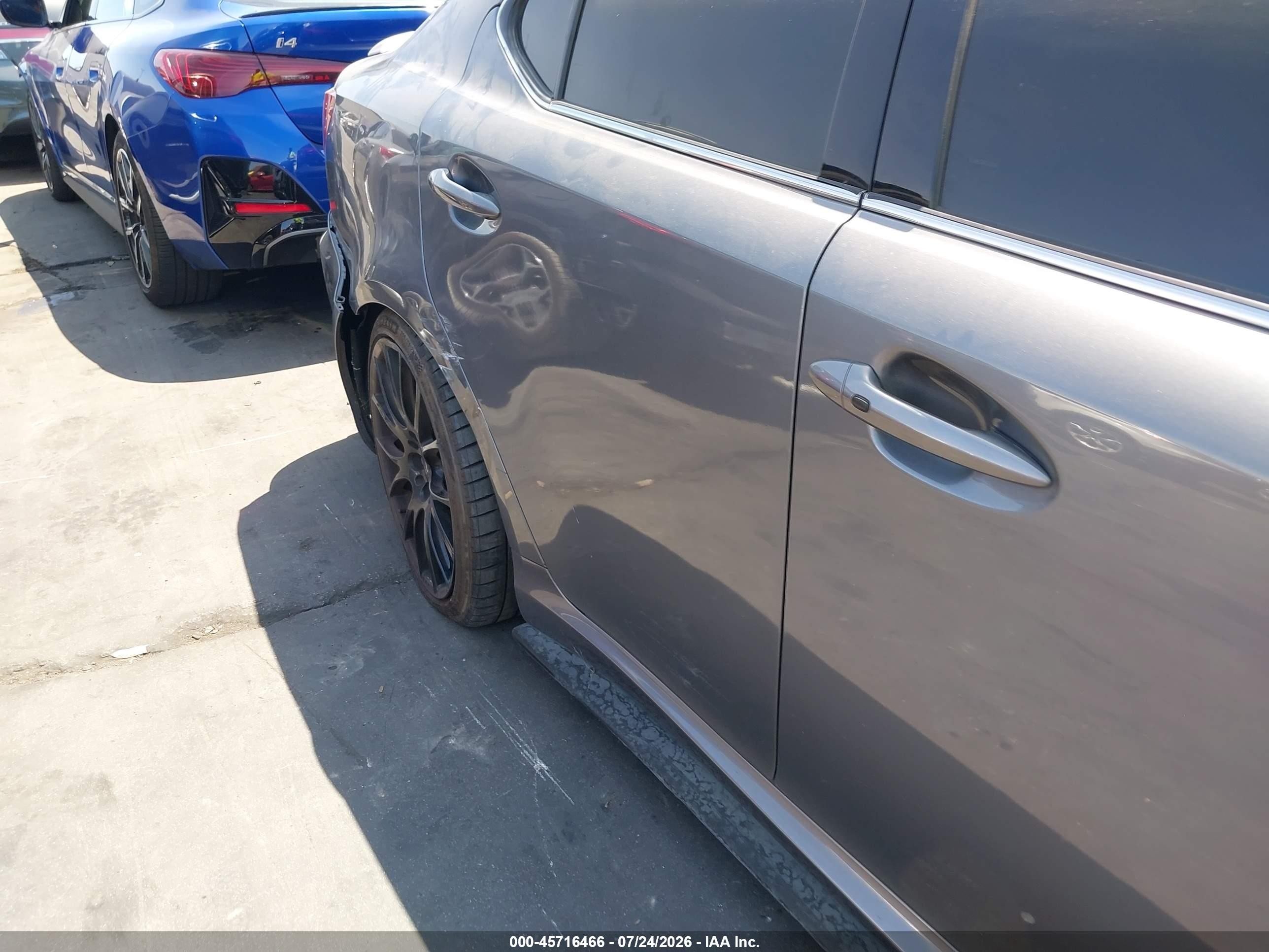 2012 Lexus Is F   Gray vin: JTHBP5C22C5010761