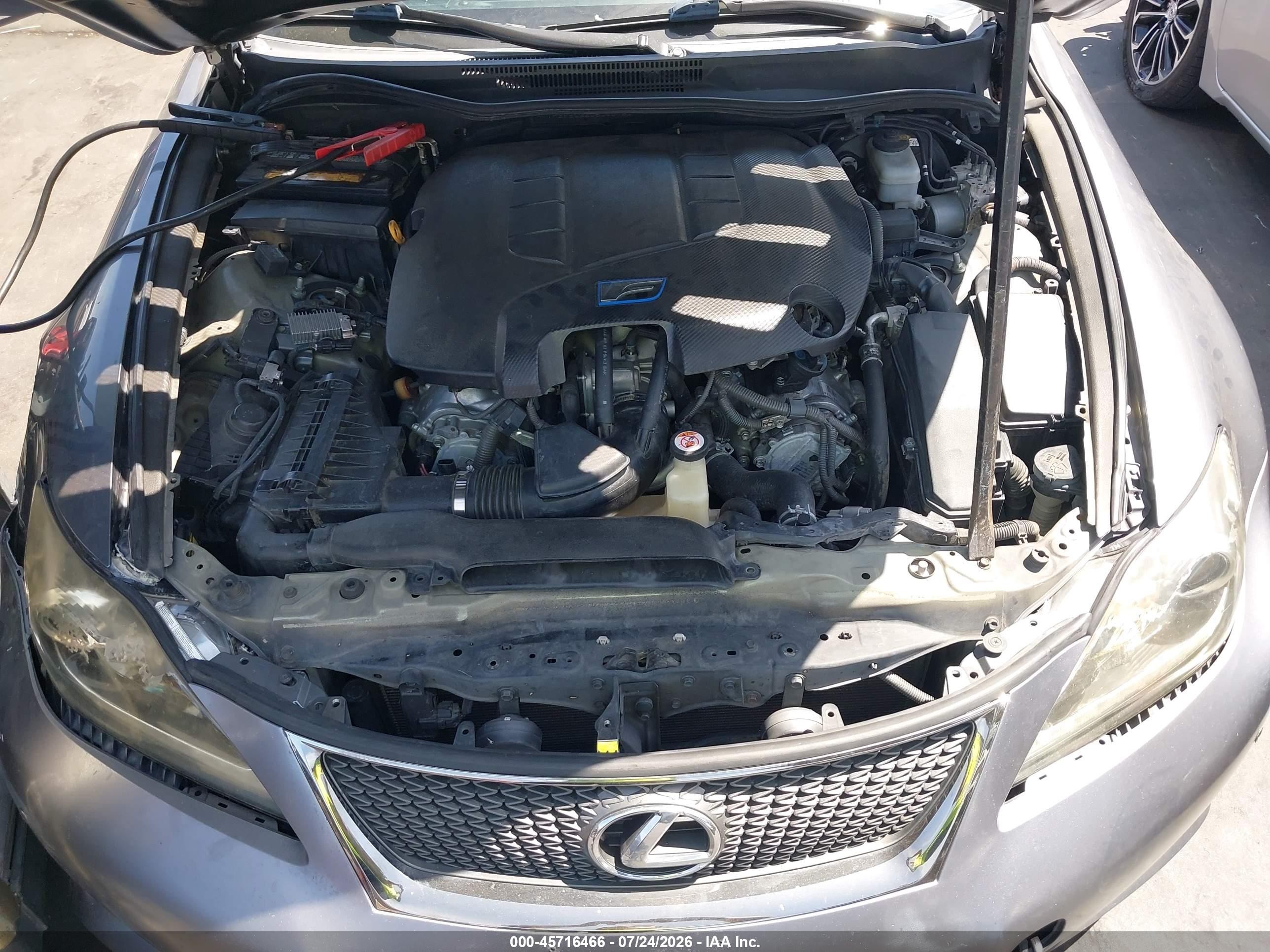 2012 Lexus Is F   Gray vin: JTHBP5C22C5010761