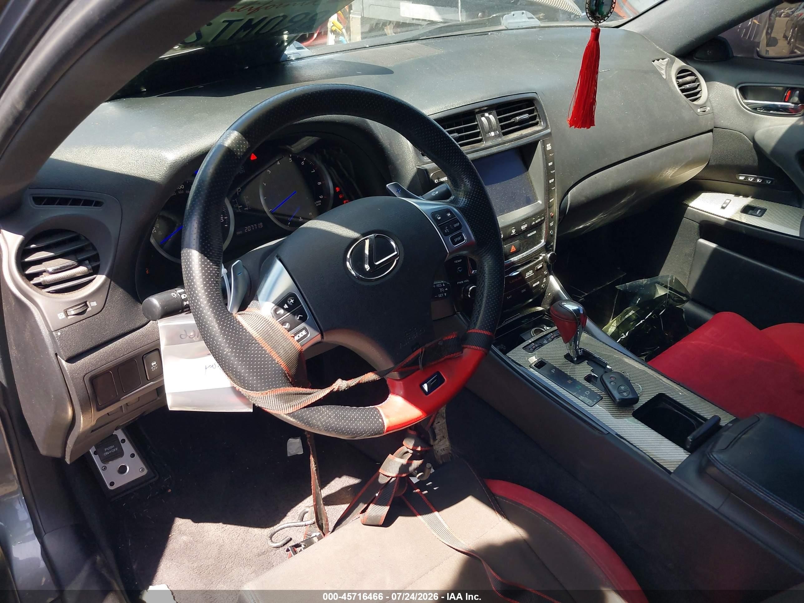 2012 Lexus Is F   Gray vin: JTHBP5C22C5010761