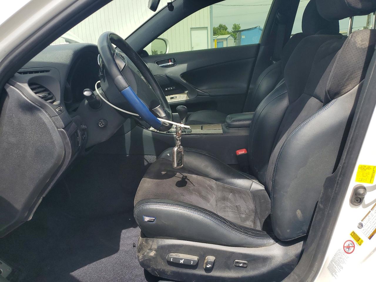 2012 Lexus Is Белый vin: JTHBP5C23C5010218