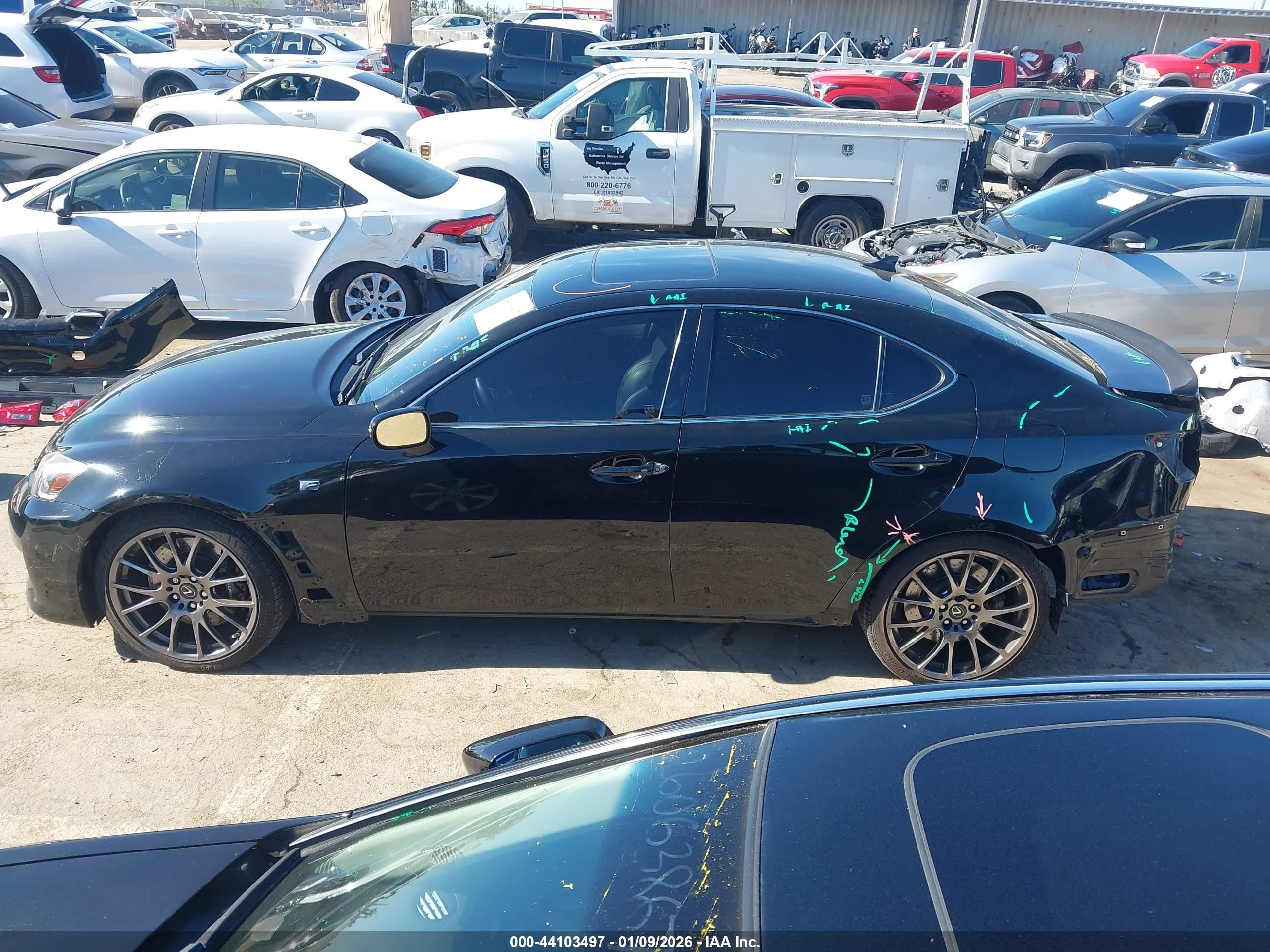 2012 Lexus Is F   Black vin: JTHBP5C27C5010514