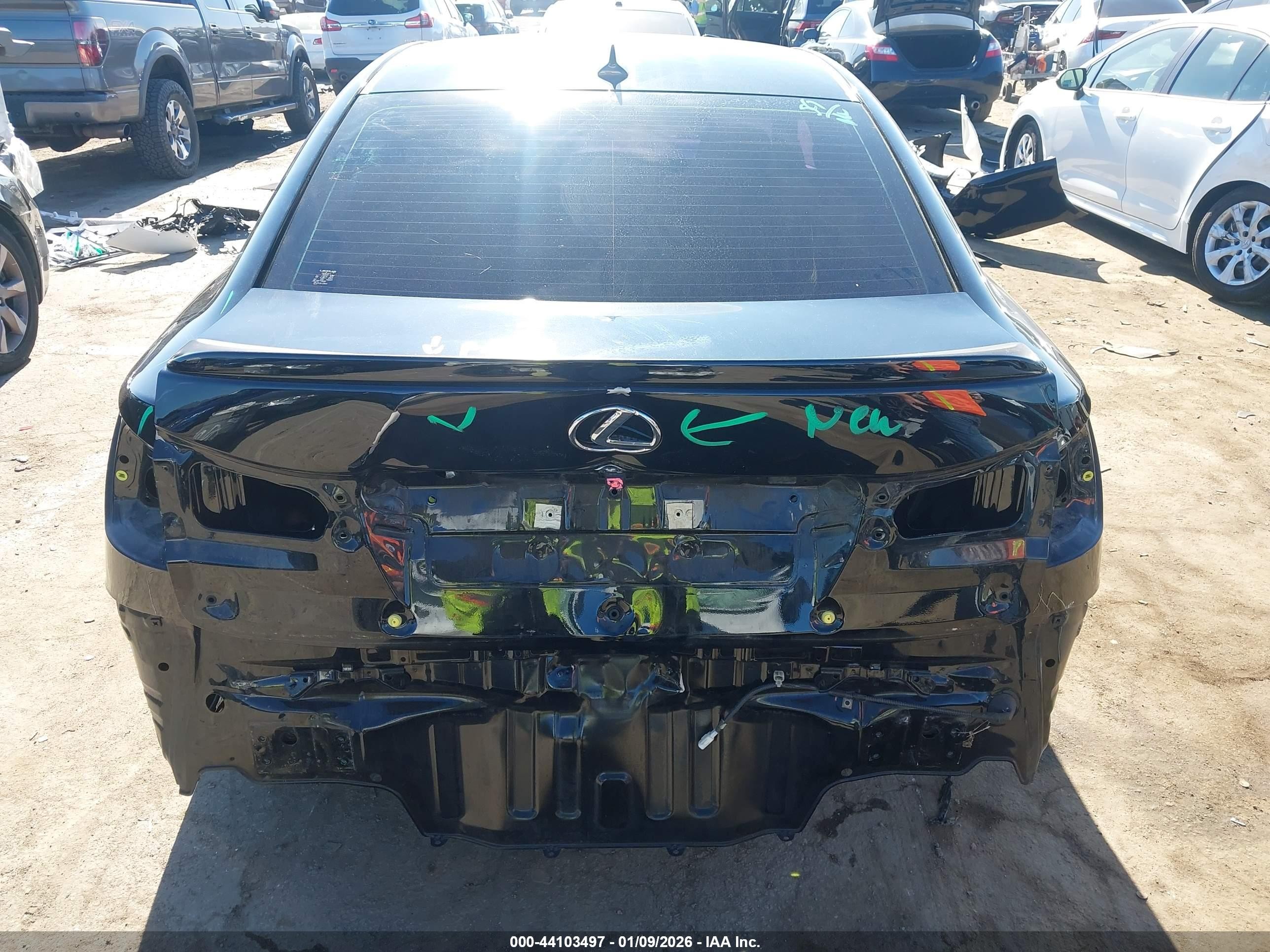 2012 Lexus Is F   Black vin: JTHBP5C27C5010514